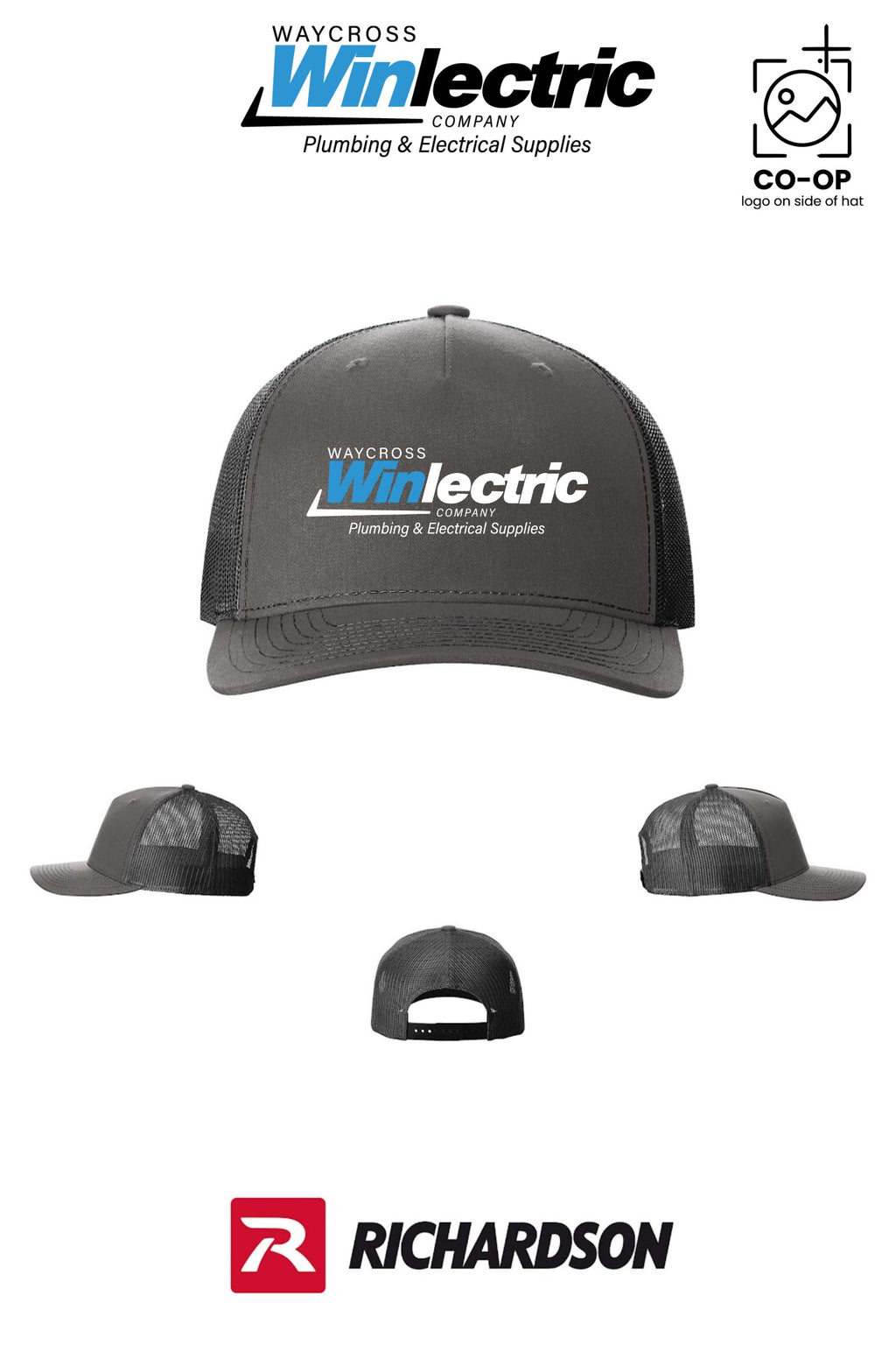 Richardson 112FP Five-Panel Trucker - Waycross Winlectric