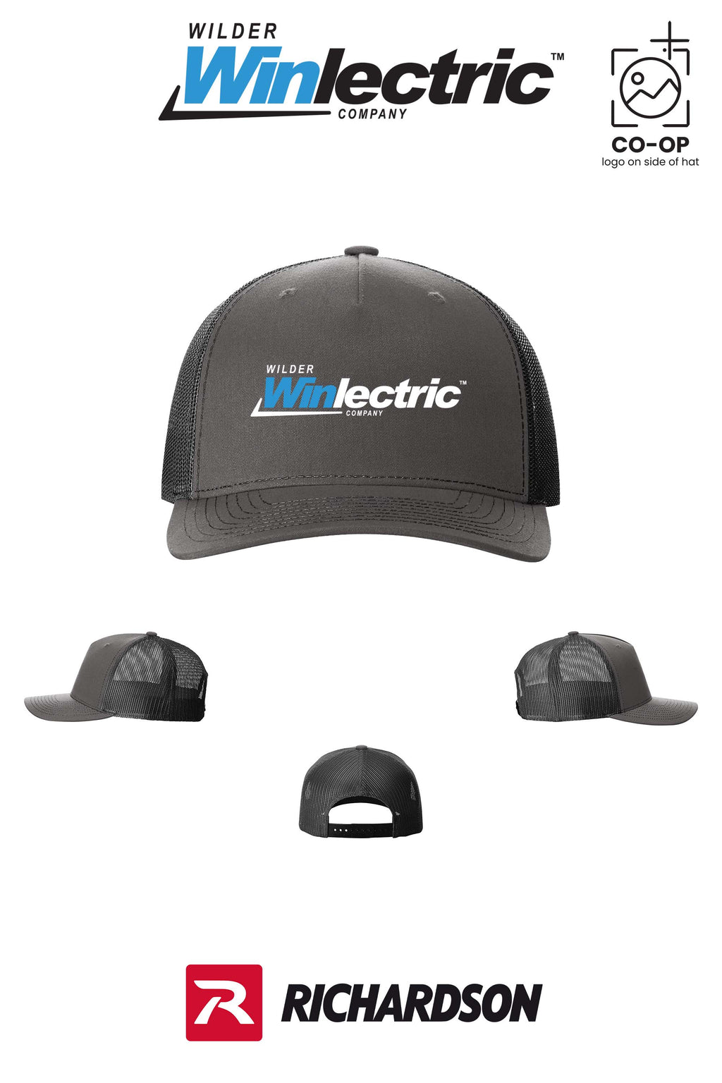 Richardson 112FP Five-Panel Trucker - Wilder Winlectric