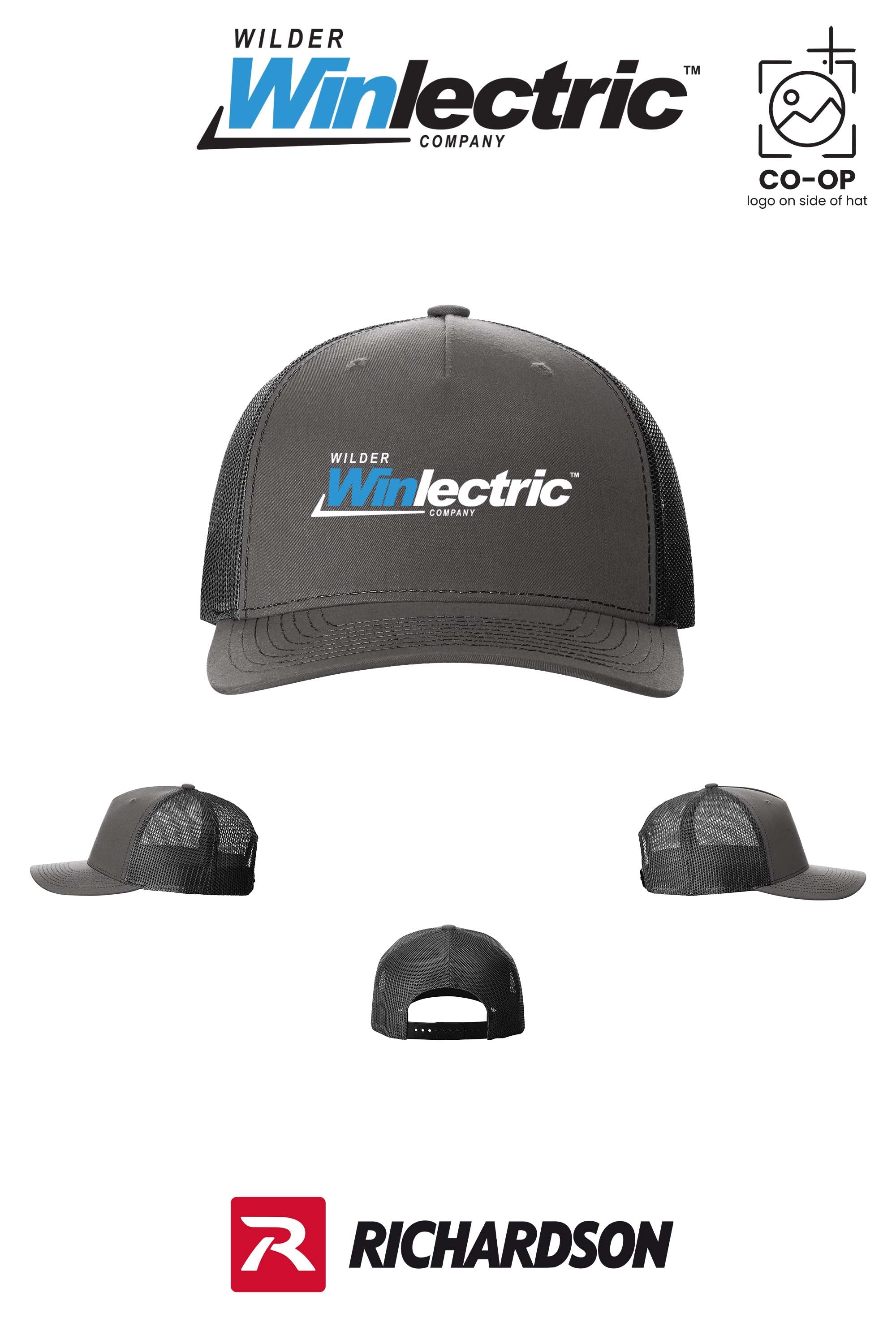 Richardson 112FP Five-Panel Trucker - Wilder Winlectric