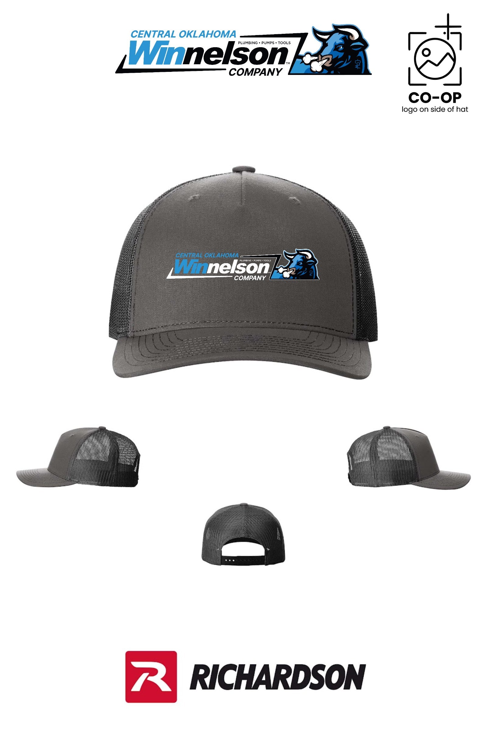 Richardson 112FP Five-Panel Trucker - Winnelson Central Oklahoma