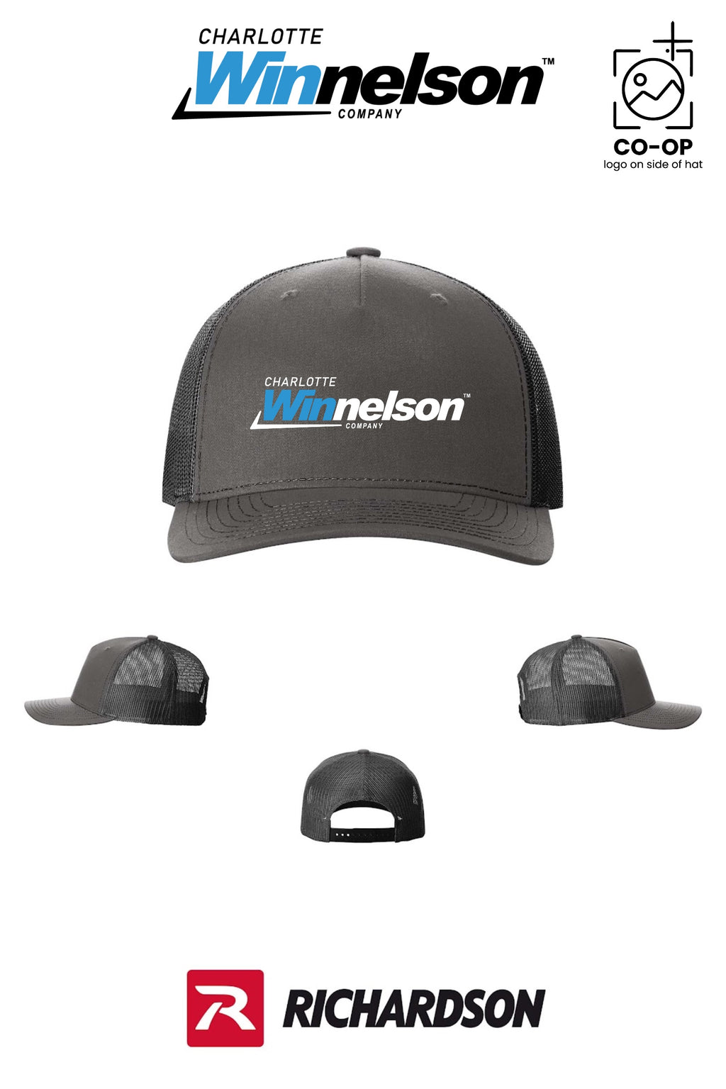 Richardson 112FP Five-Panel Trucker - Charlotte Winnelson