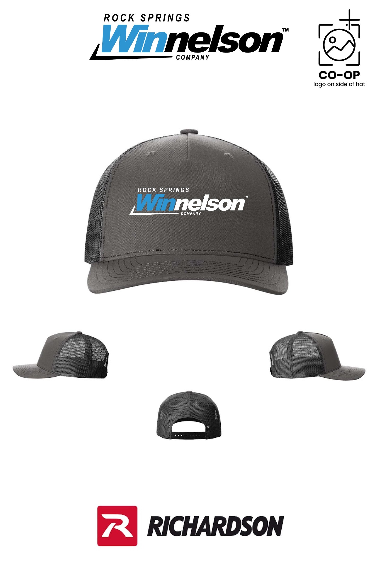 Richardson 112FP Five-Panel Trucker - Rock Springs Winnelson