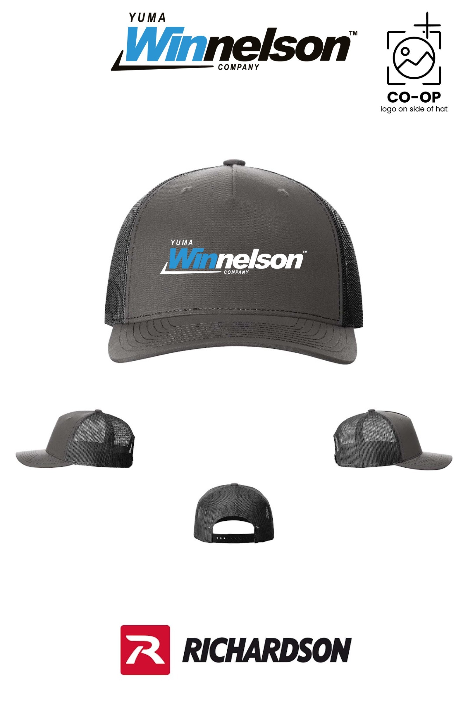 Richardson 112FP Five-Panel Trucker - Yuma Winnelson