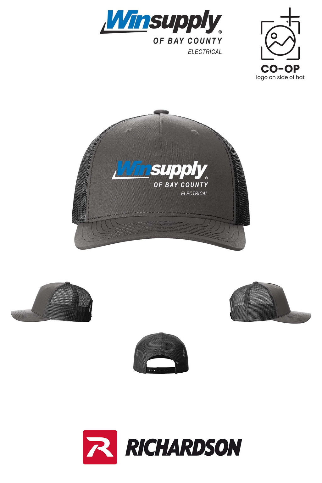 Richardson 112FP Five-Panel Trucker - Winsupply Bay County FL