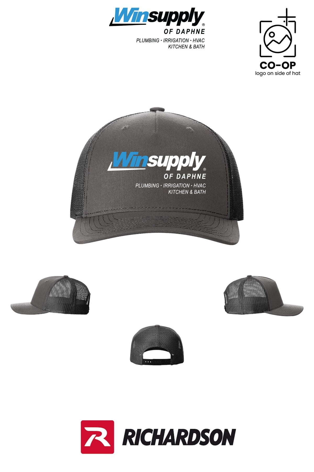Richardson 112FP Five-Panel Trucker - Winsupply of Daphne