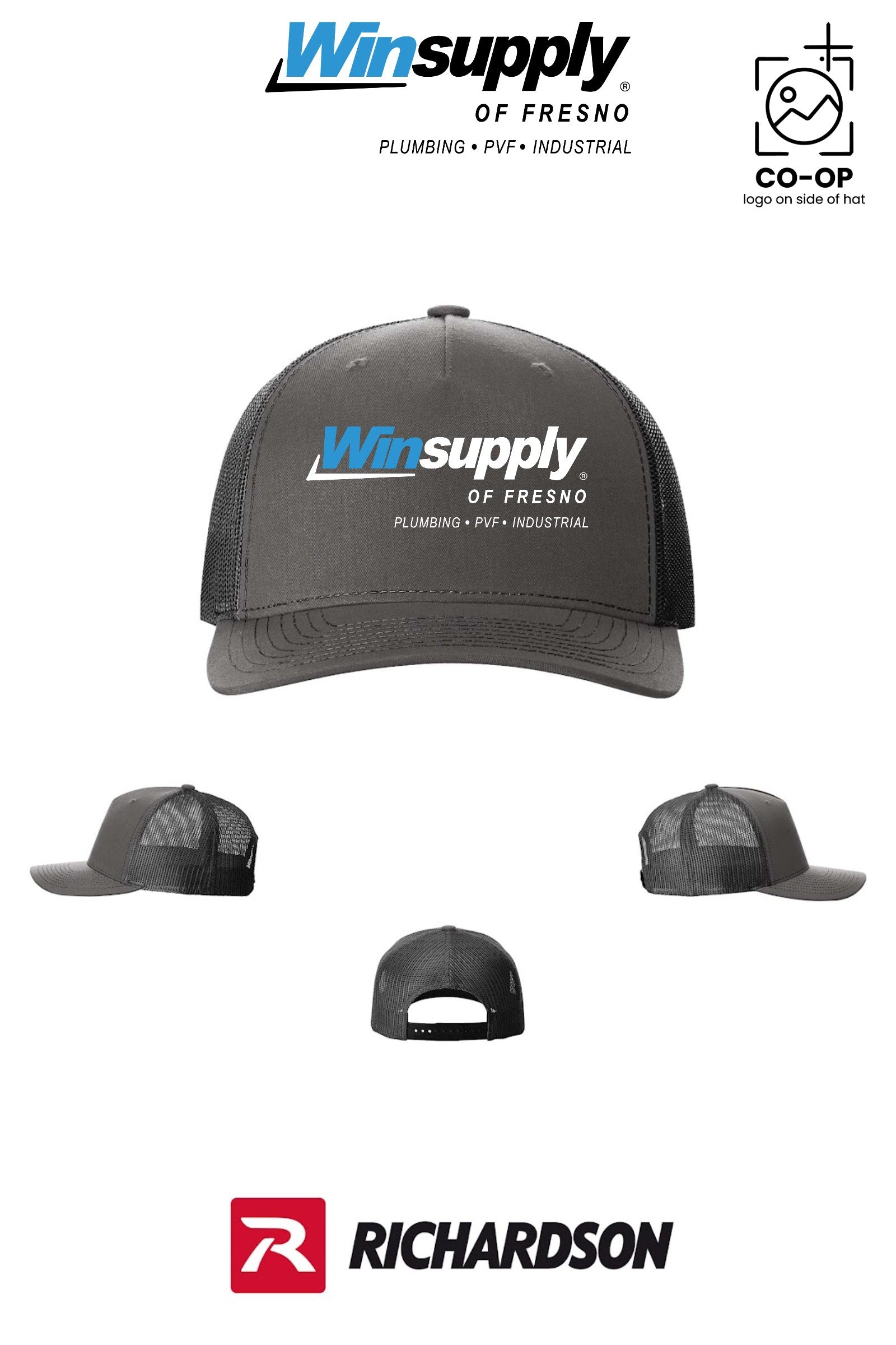 Richardson 112FP Five-Panel Trucker - Winsupply Fresno County