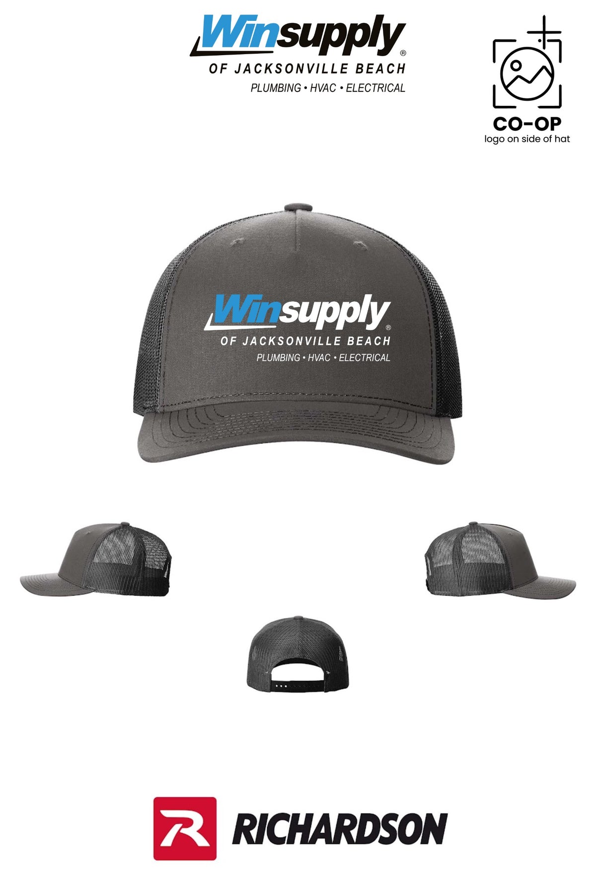 Richardson 112FP Five-Panel Trucker - Winsupply Jacksonville Beach