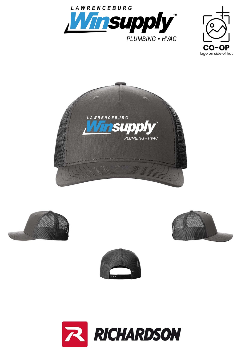Richardson 112FP Five-Panel Trucker - Lawrenceburg Winsupply