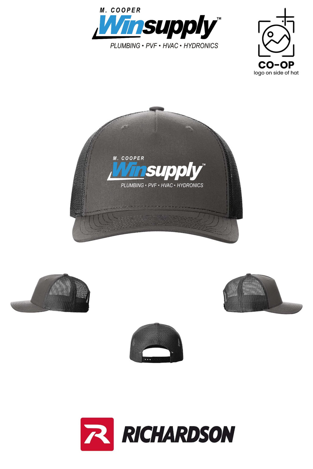 Richardson 112FP Five-Panel Trucker - M. Cooper Winsupply Co.