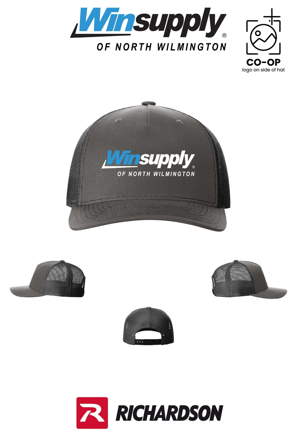 Richardson 112FP Five-Panel Trucker - Winsupply N Wilmington NC