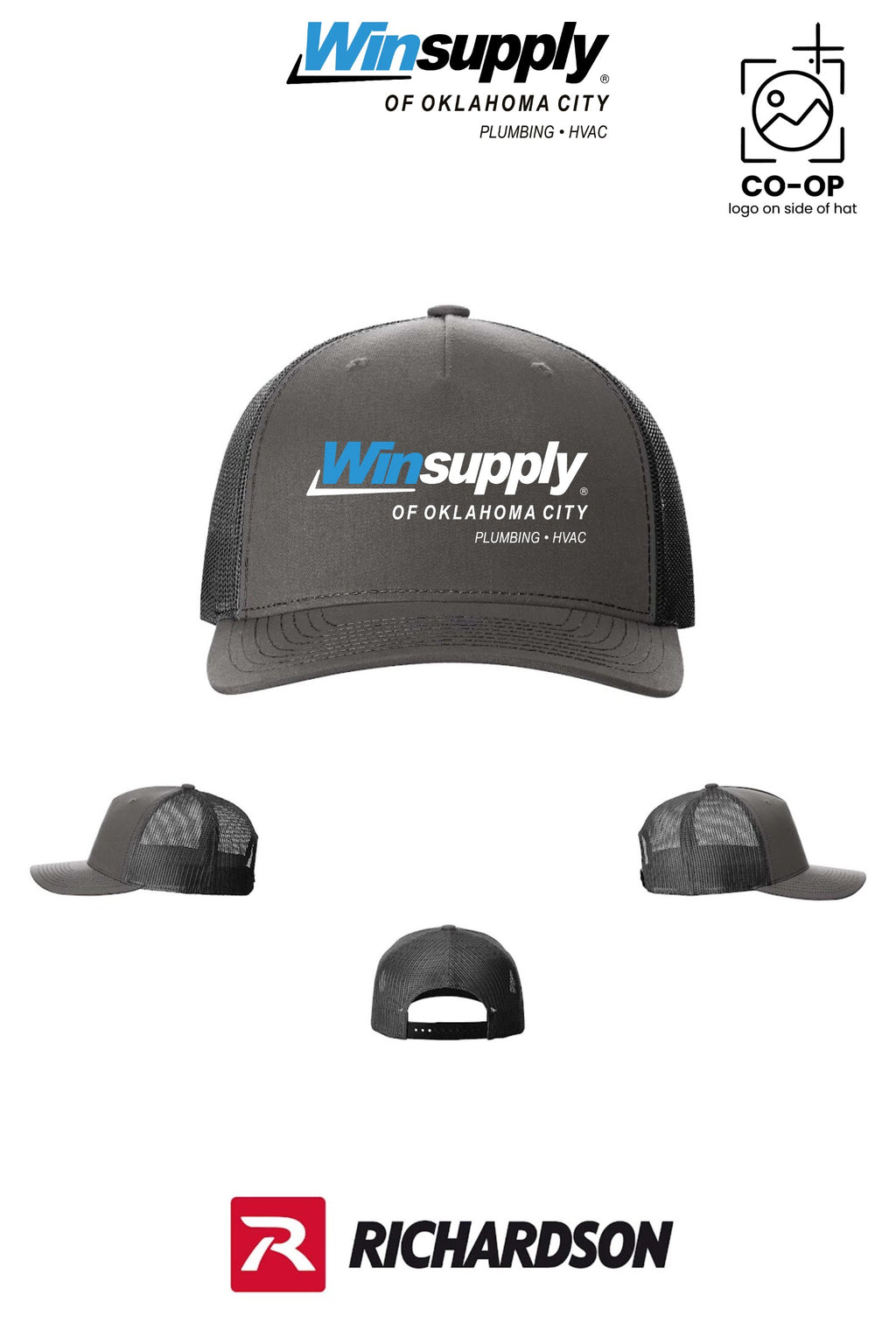 Richardson 112FP Five-Panel Trucker - Winsupply of Oklahoma City