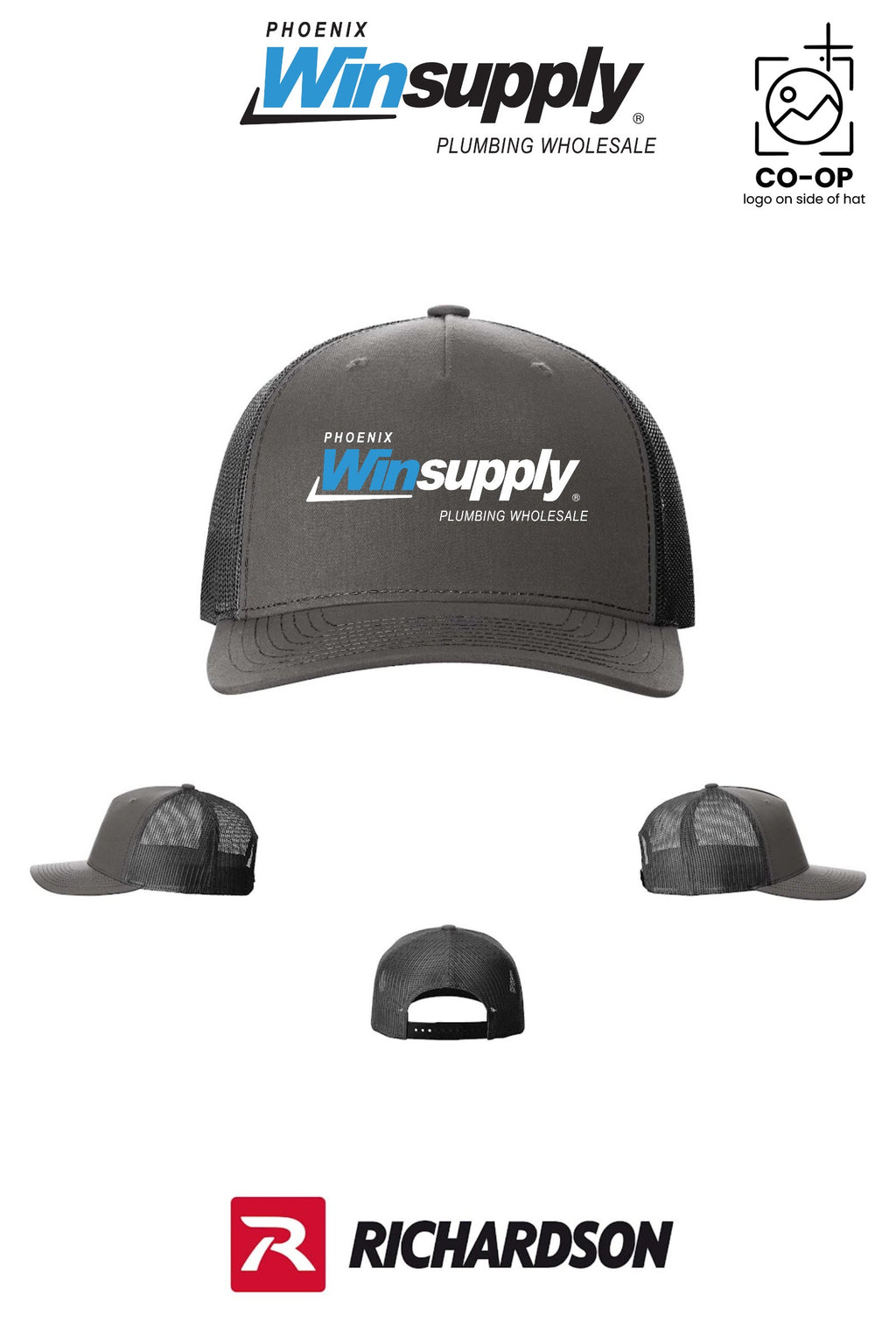 Richardson 112FP Five-Panel Trucker - Phoenix Winsupply
