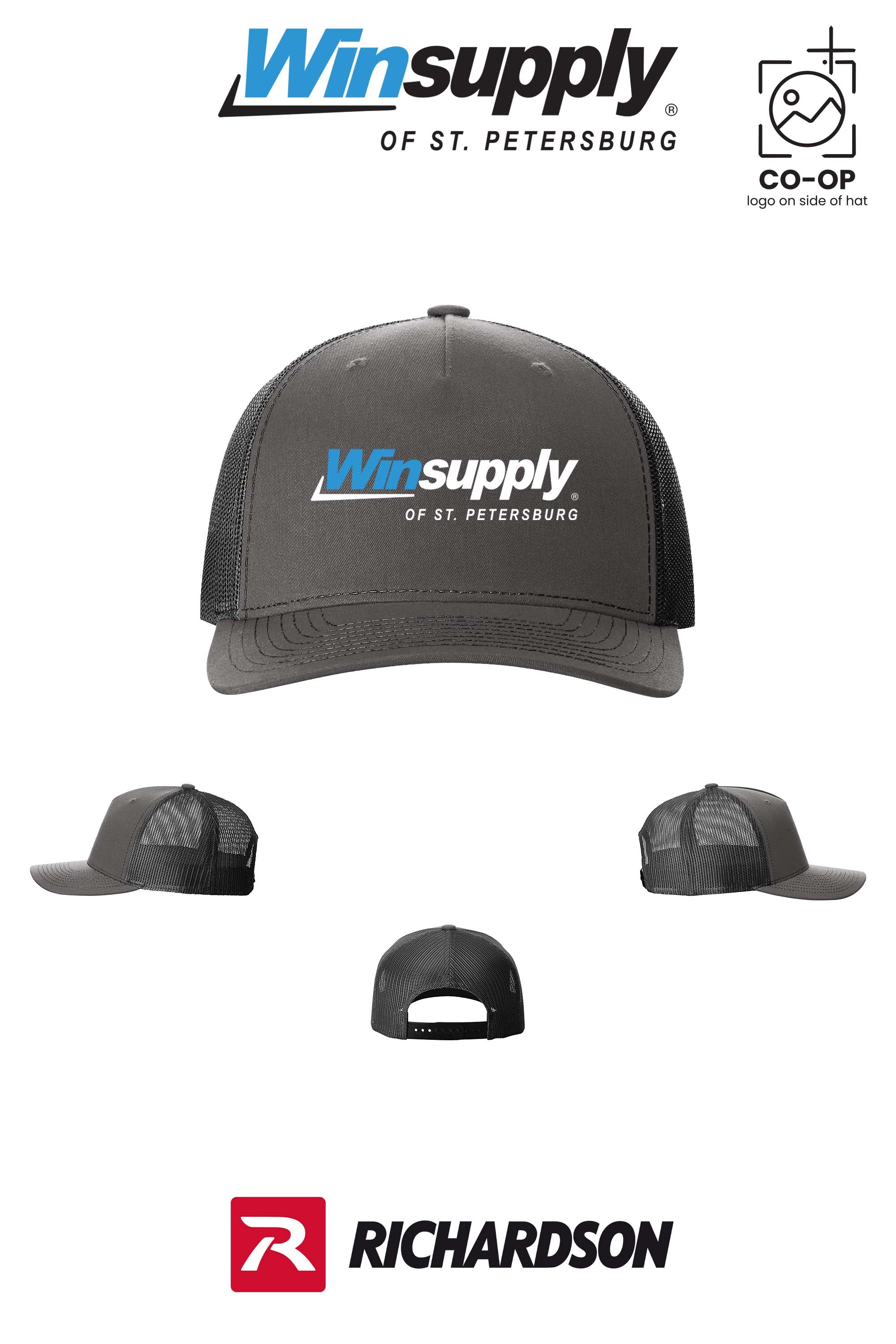 Richardson 112FP Five-Panel Trucker - Winsupply of St. Petersburg