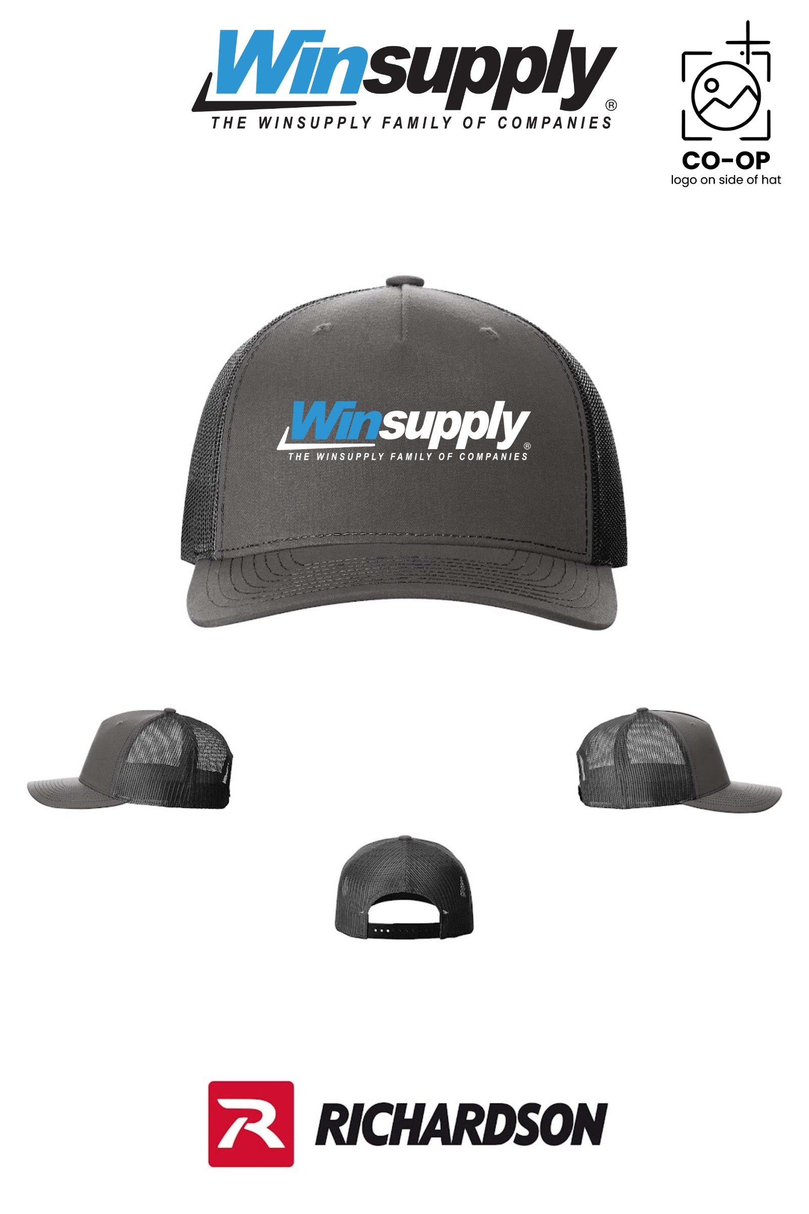 Richardson 112FP Five-Panel Trucker - Winsupply of West Hartford