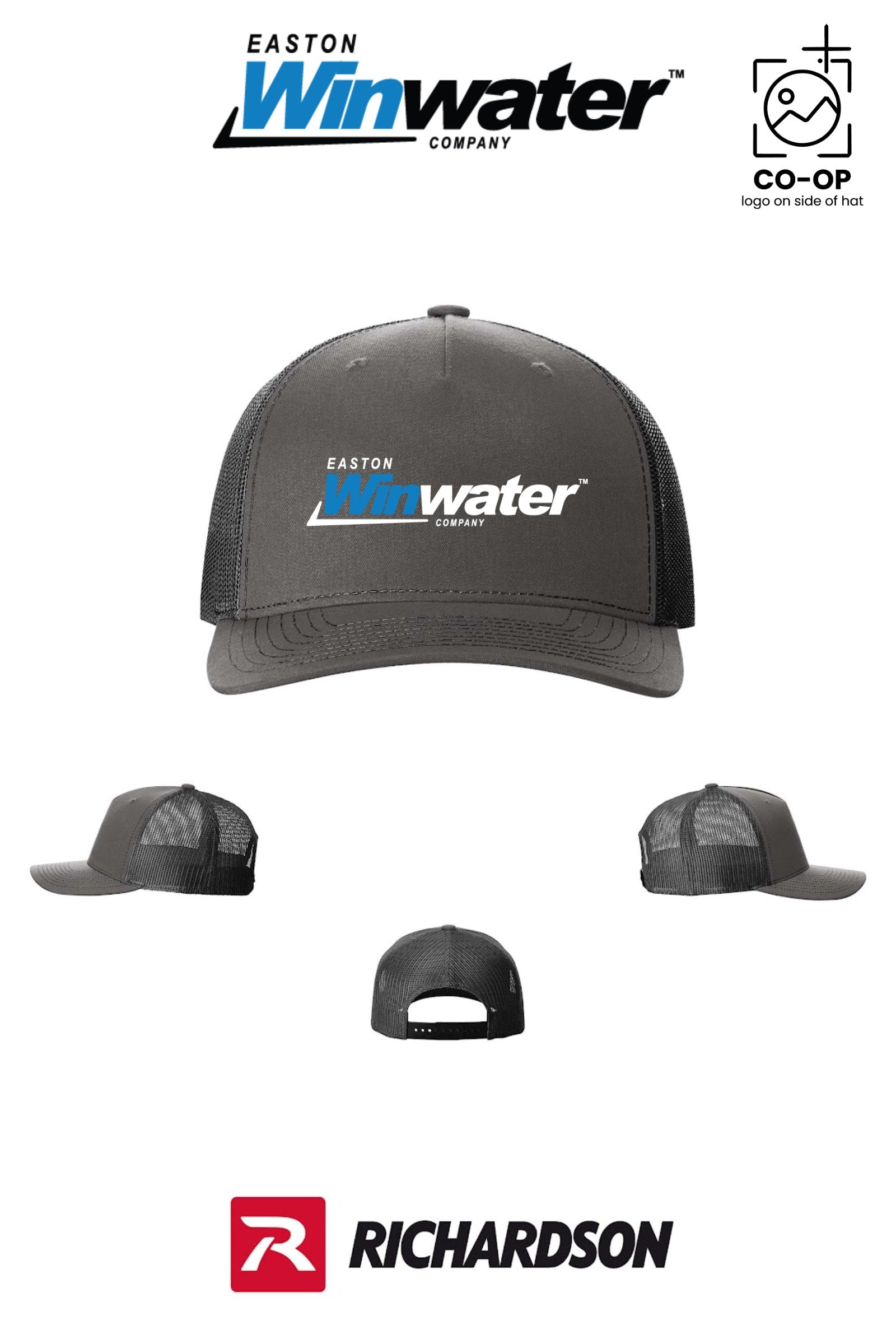 Richardson 112FP Five-Panel Trucker - Easton Winwater