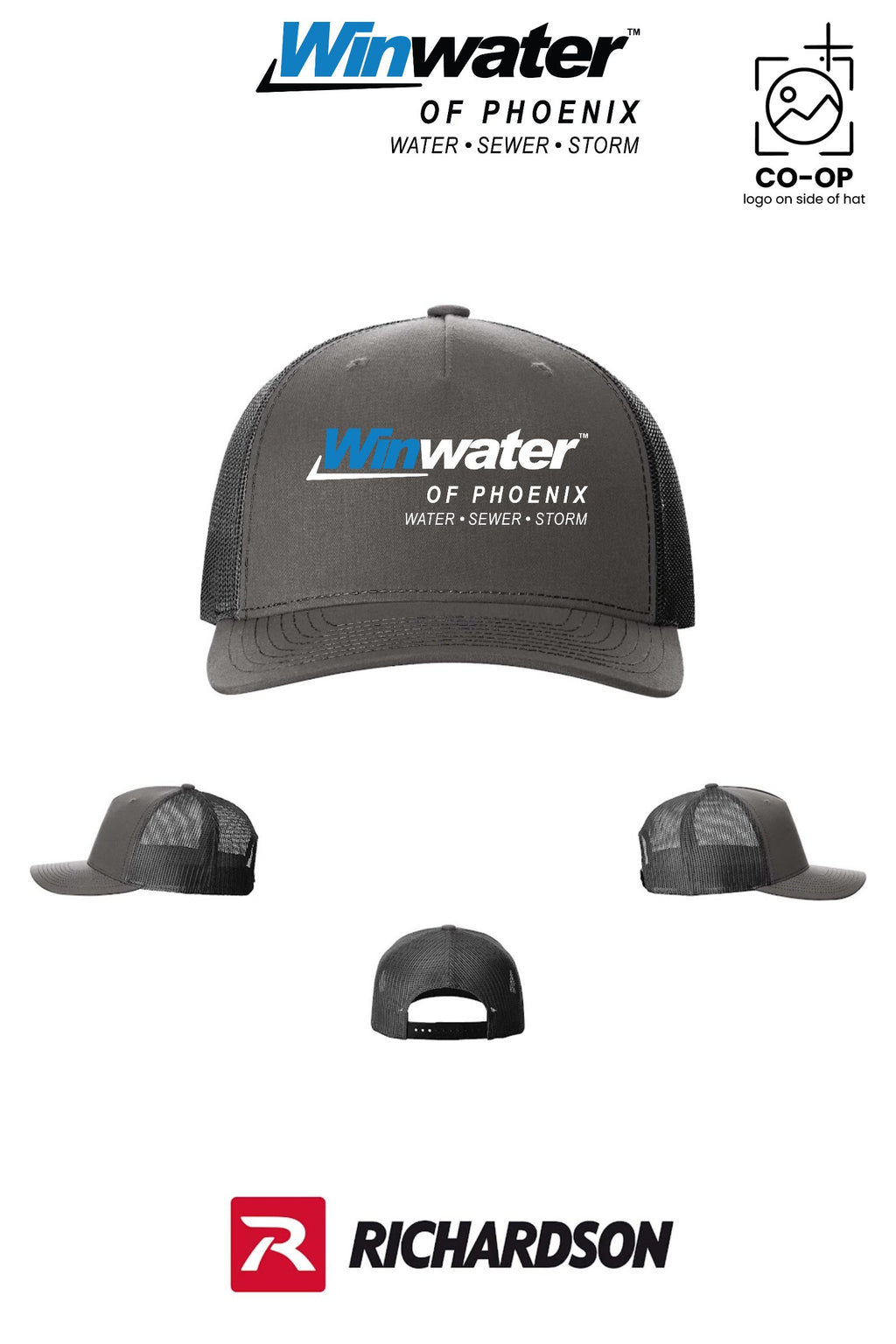 Richardson 112FP Five-Panel Trucker - Winwater of Phoenix