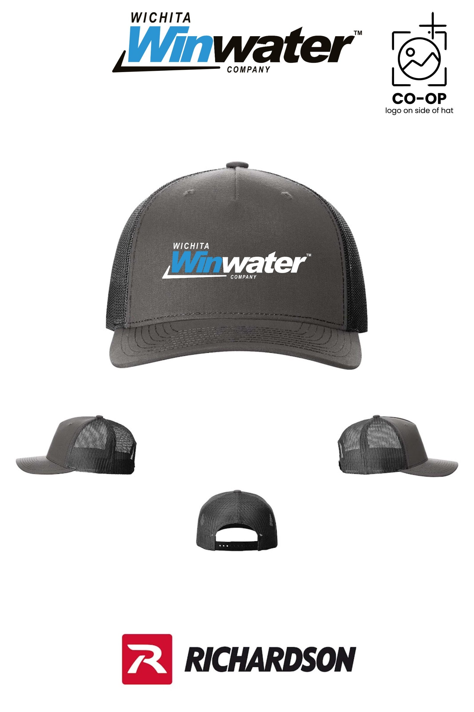 Richardson 112FP Five-Panel Trucker - Wichita Winwater