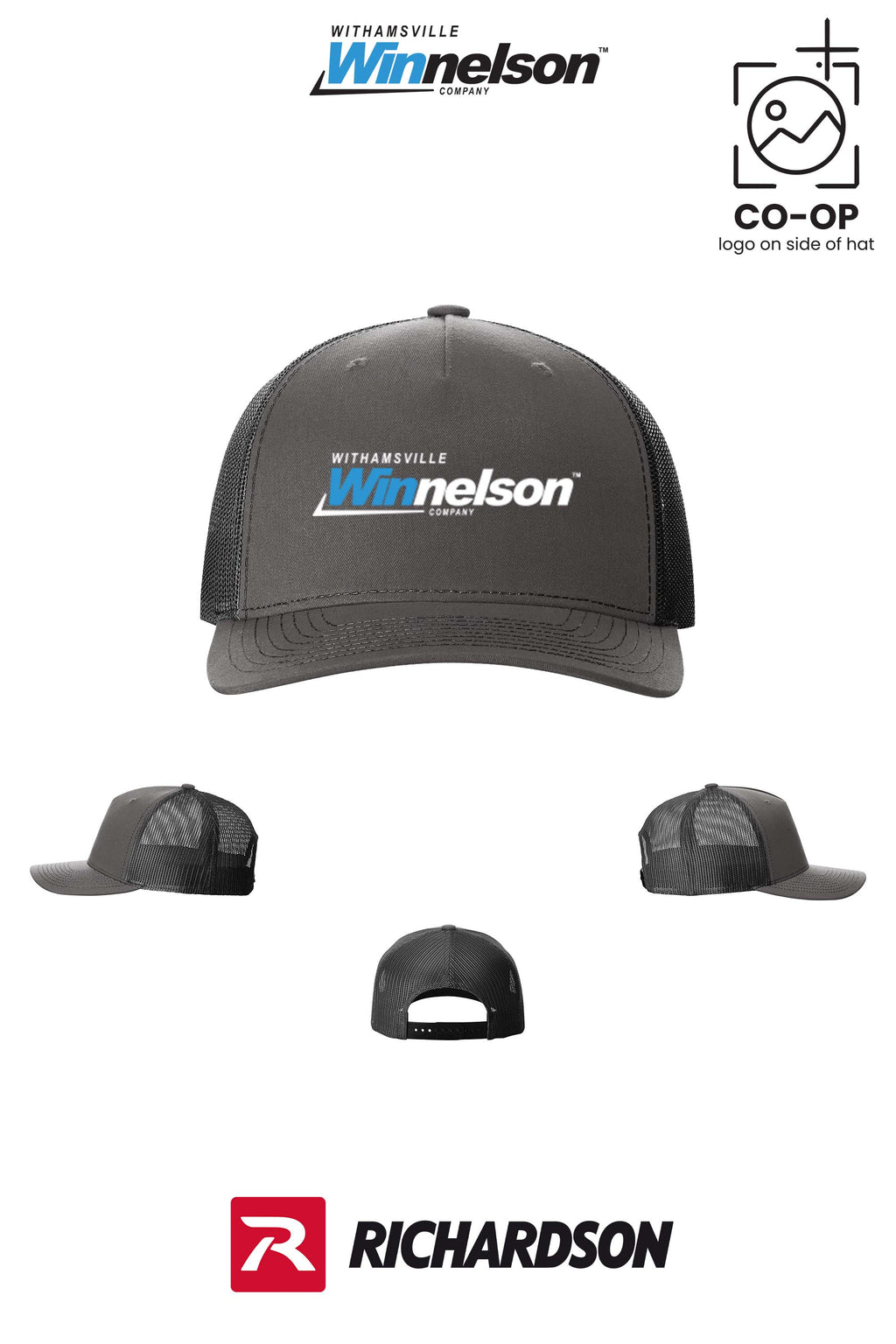 Richardson 112FP Five-Panel Trucker - Withamsville Winnelson
