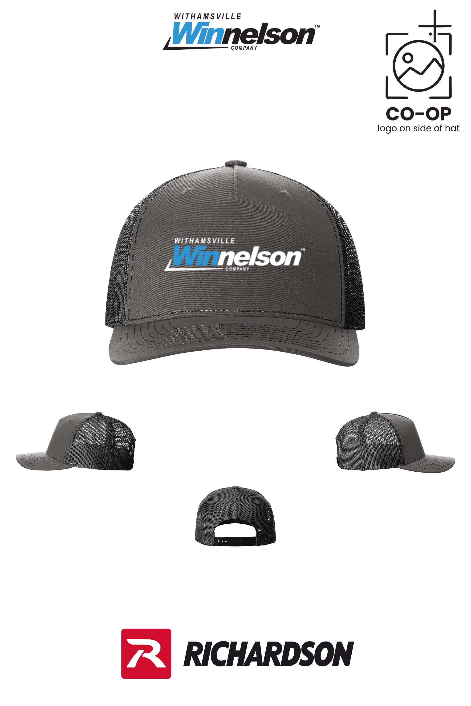 Richardson 112FP Five-Panel Trucker - Withamsville Winnelson