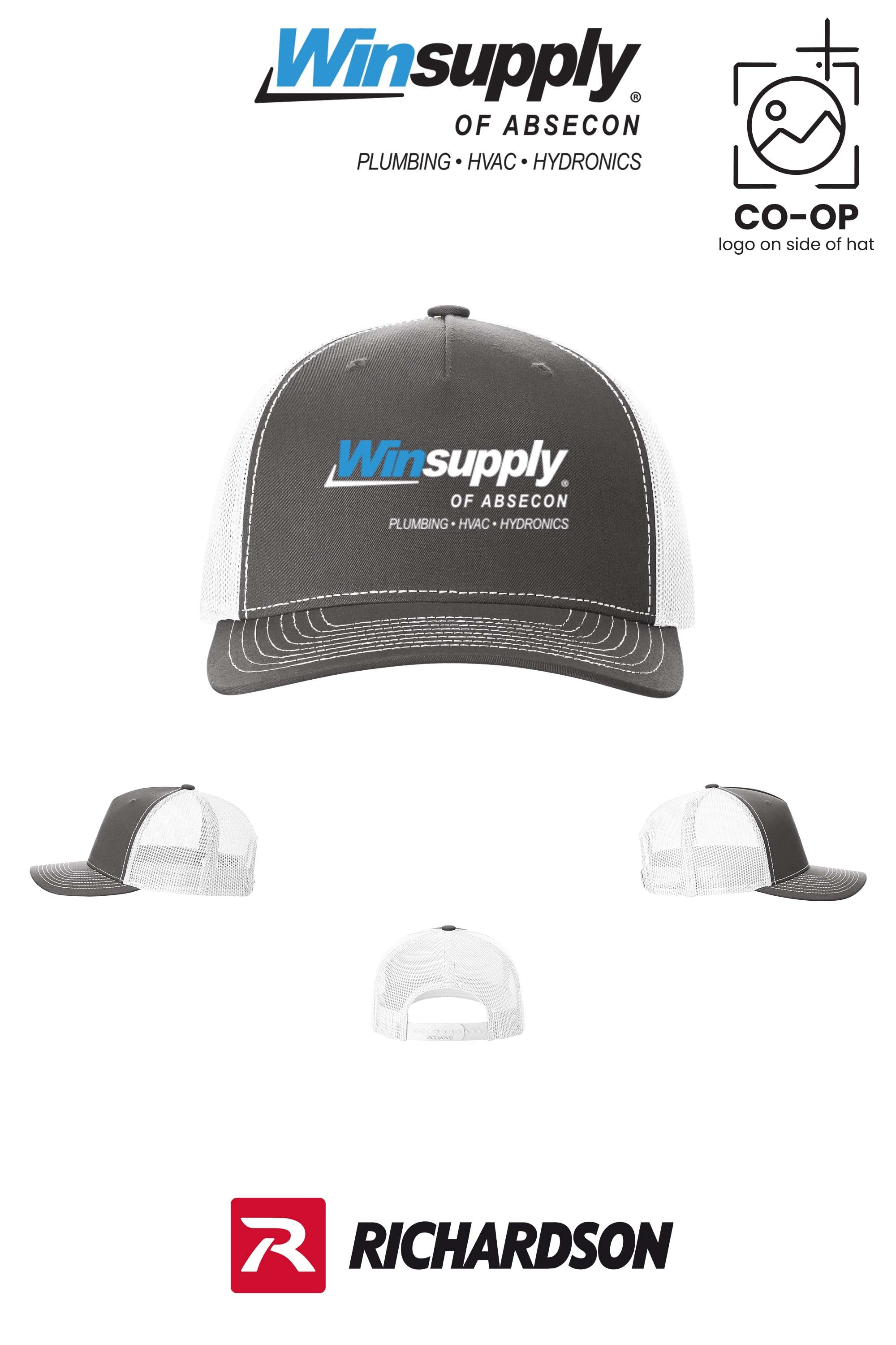Richardson 112FP Five-Panel Trucker - Winsupply of Absecon