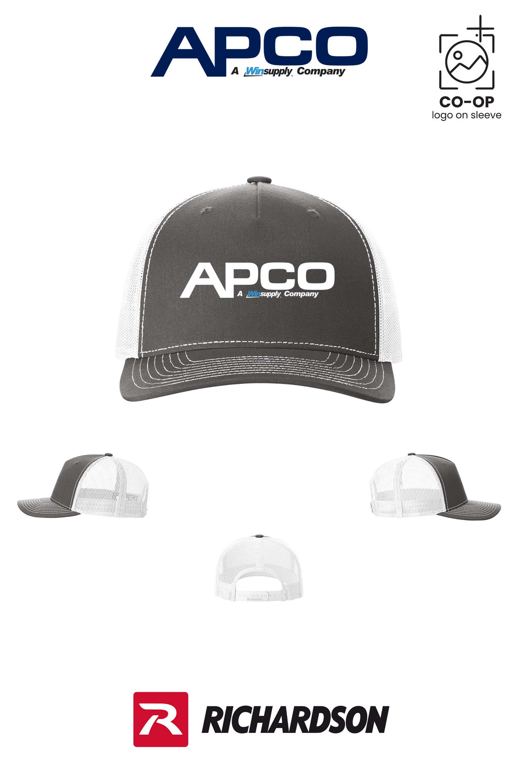 Richardson 112FP Five-Panel Trucker - APCO Supply - Indianapolis
