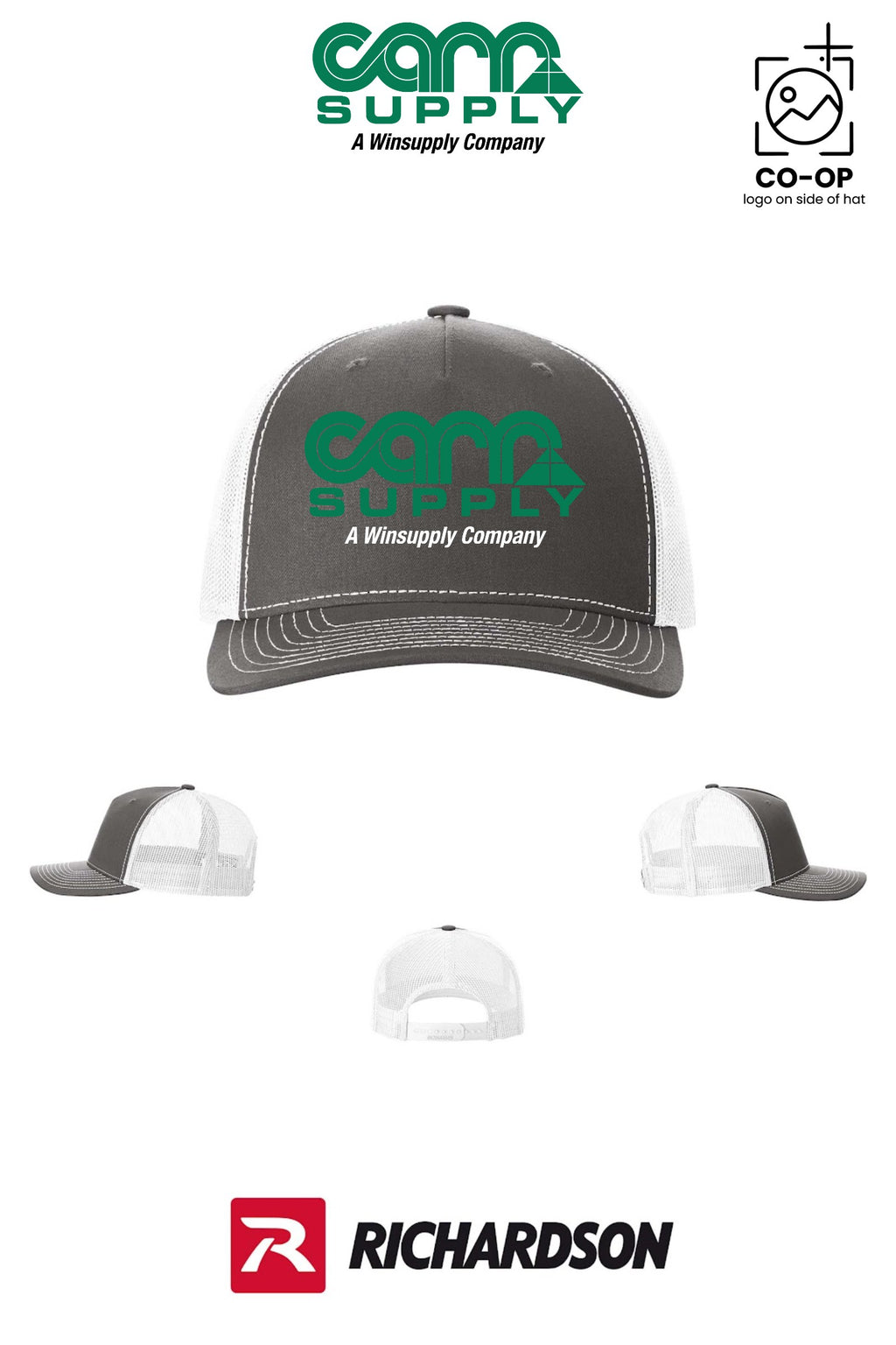 Richardson 112FP Five-Panel Trucker - Carr Supply - Xenia