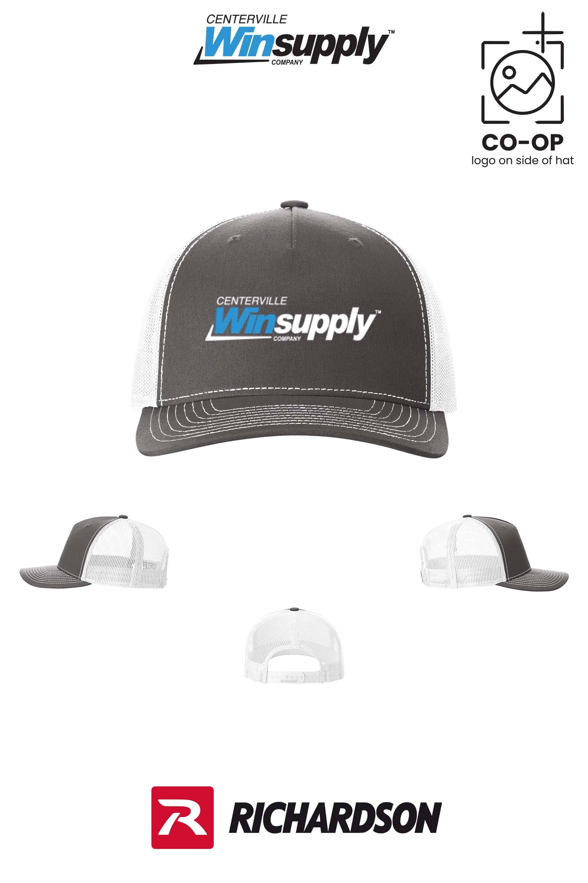 Richardson 112FP Five-Panel Trucker - Winsupply Centerville OH