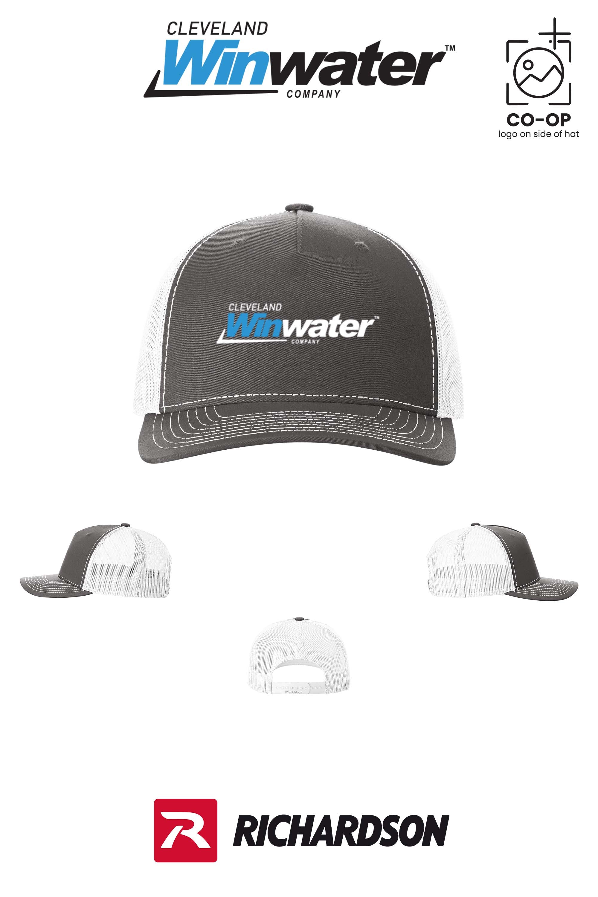 Richardson 112FP Five-Panel Trucker - Winwater of Cleveland