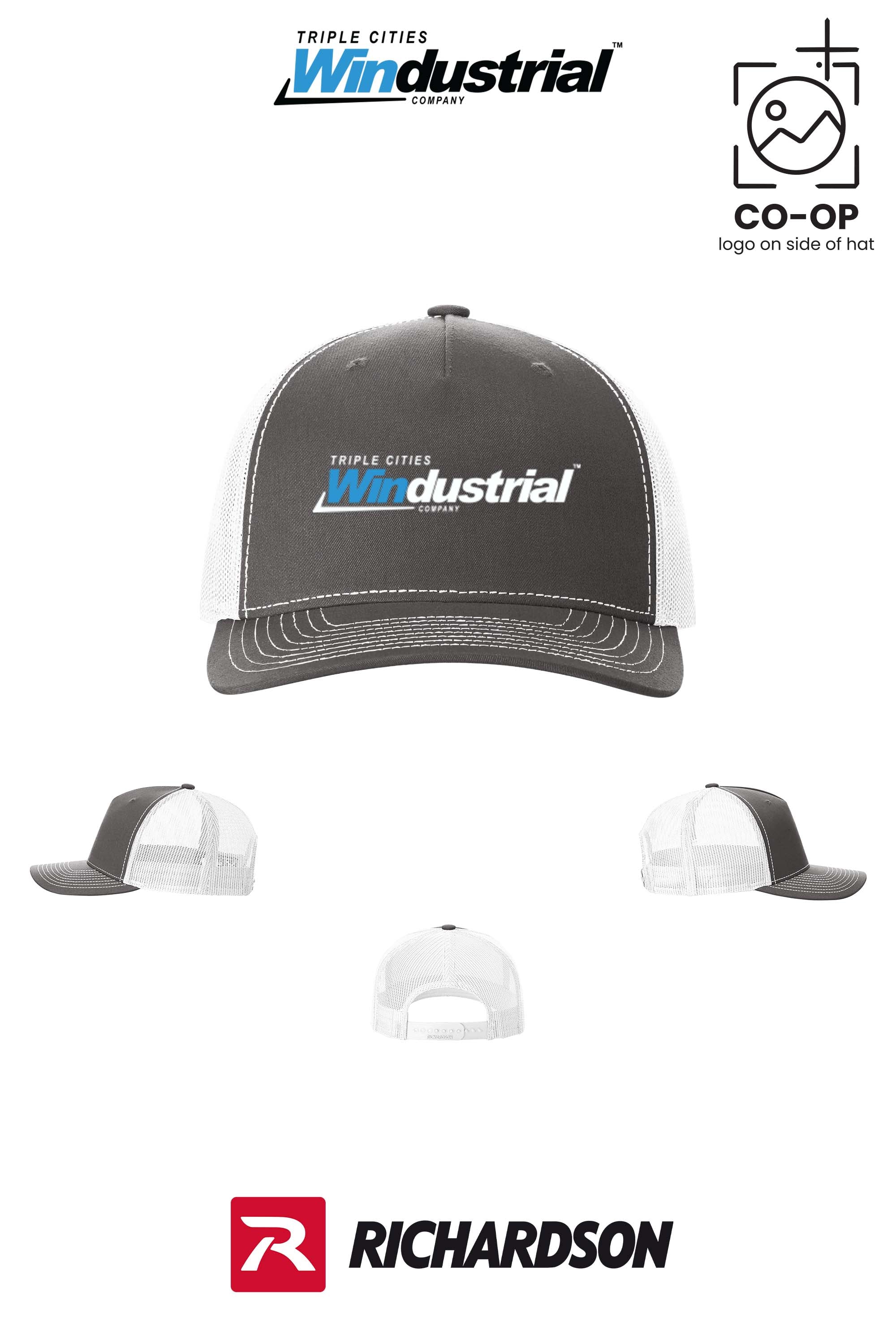 Richardson 112FP Five-Panel Trucker - Windustrial Triple Cities