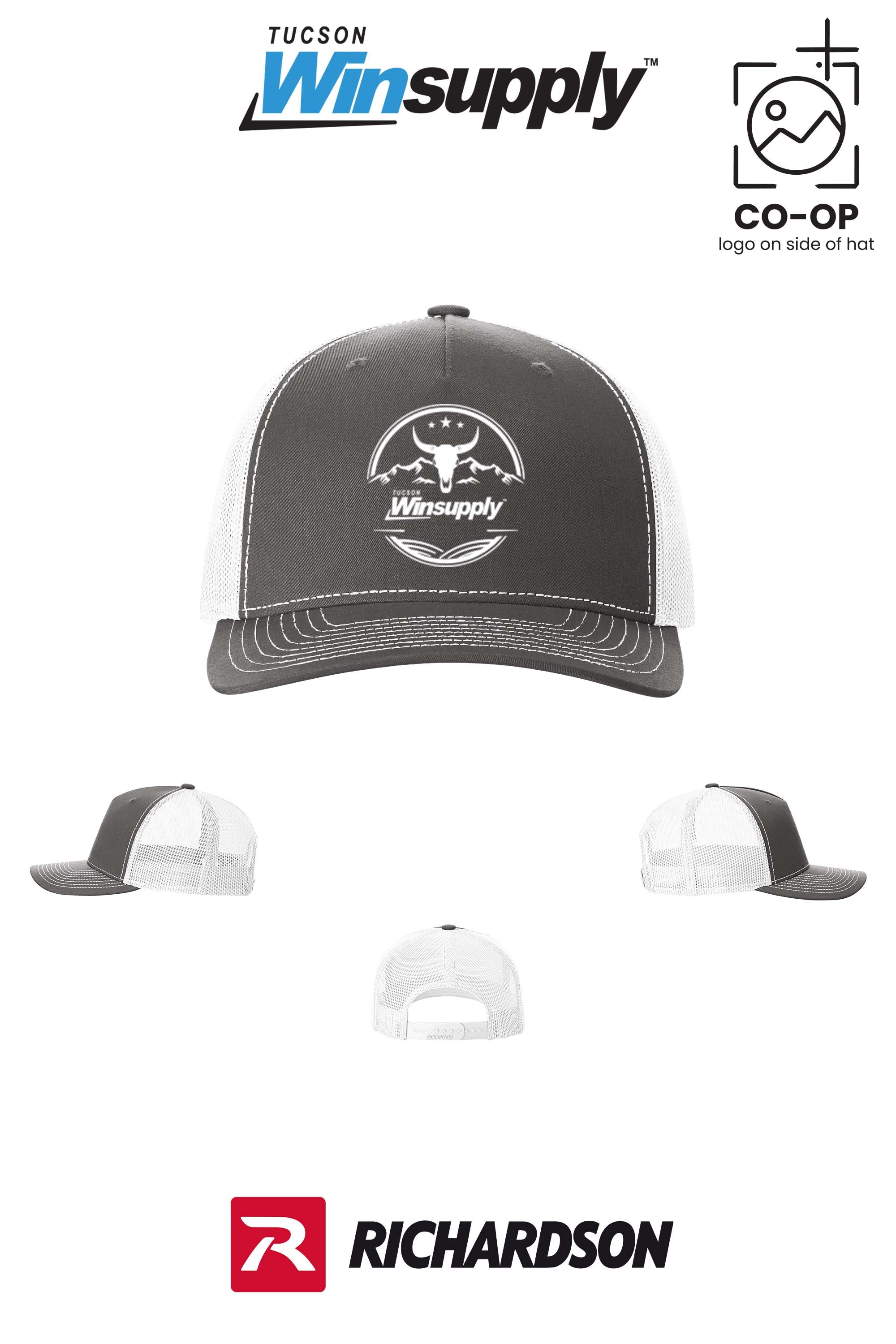 Richardson 112FP Five-Panel Trucker - Winsupply Tucson AZ