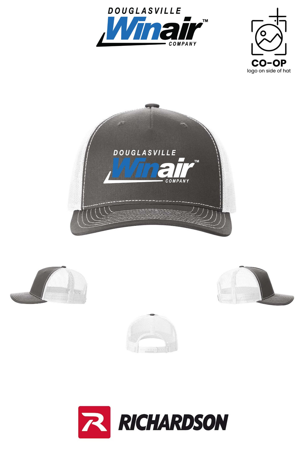 Richardson 112FP Five-Panel Trucker - Douglasville Winair