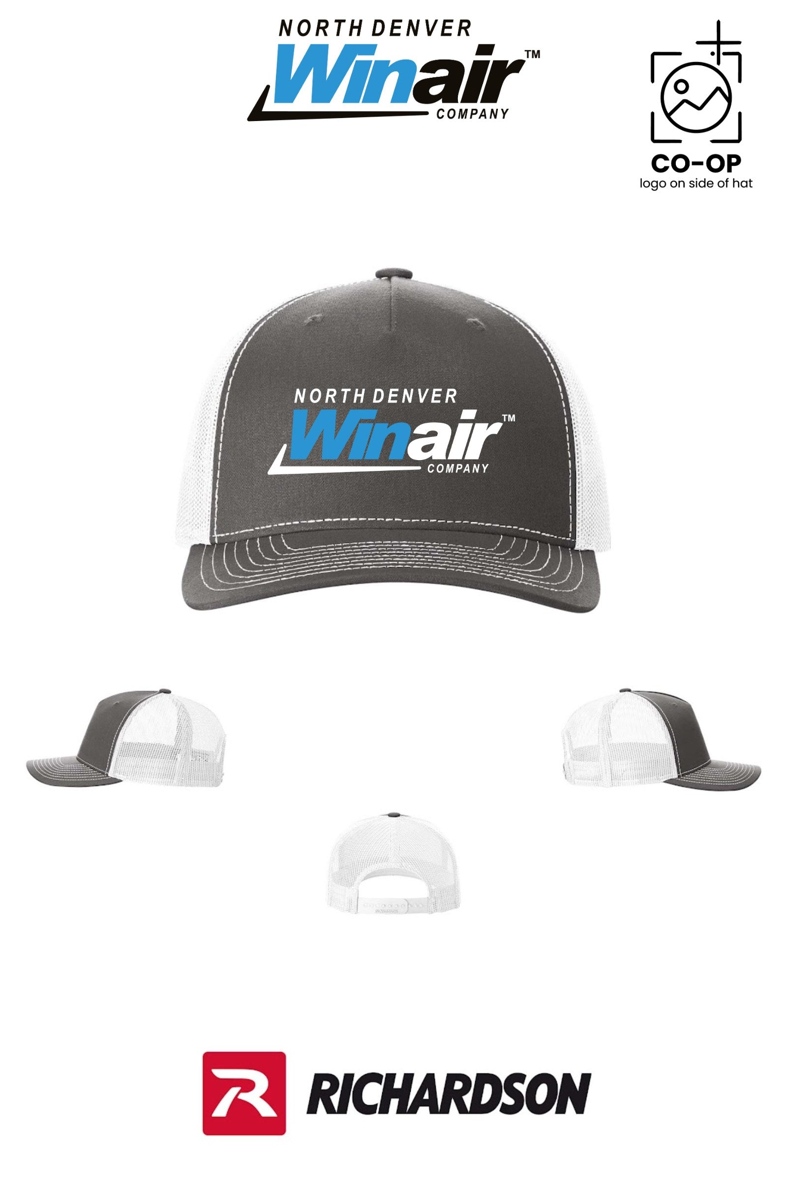 Richardson 112FP Five-Panel Trucker - North Denver Winair