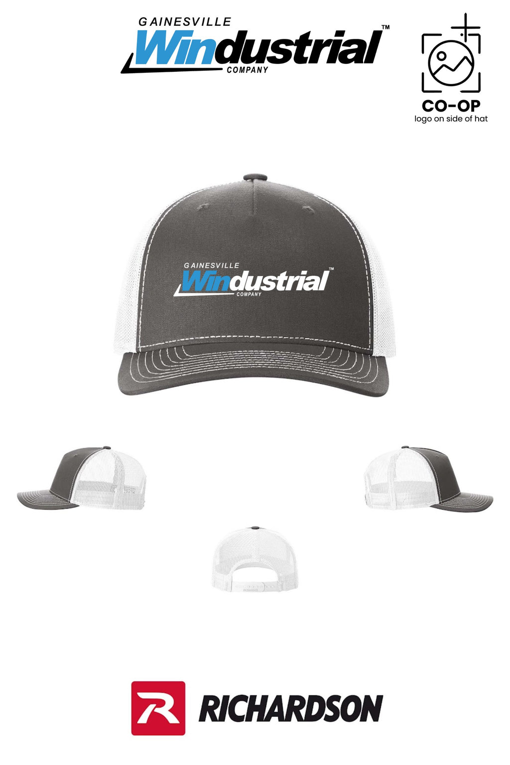 Richardson 112FP Five-Panel Trucker - Gainesville Windustrial