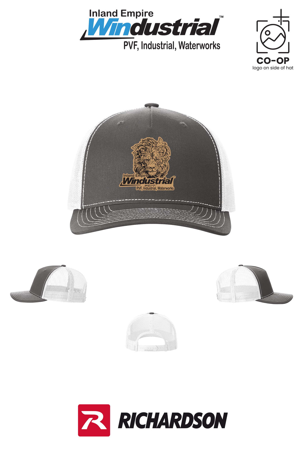 Richardson 112FP Five-Panel Trucker - Inland Empire Windustrial