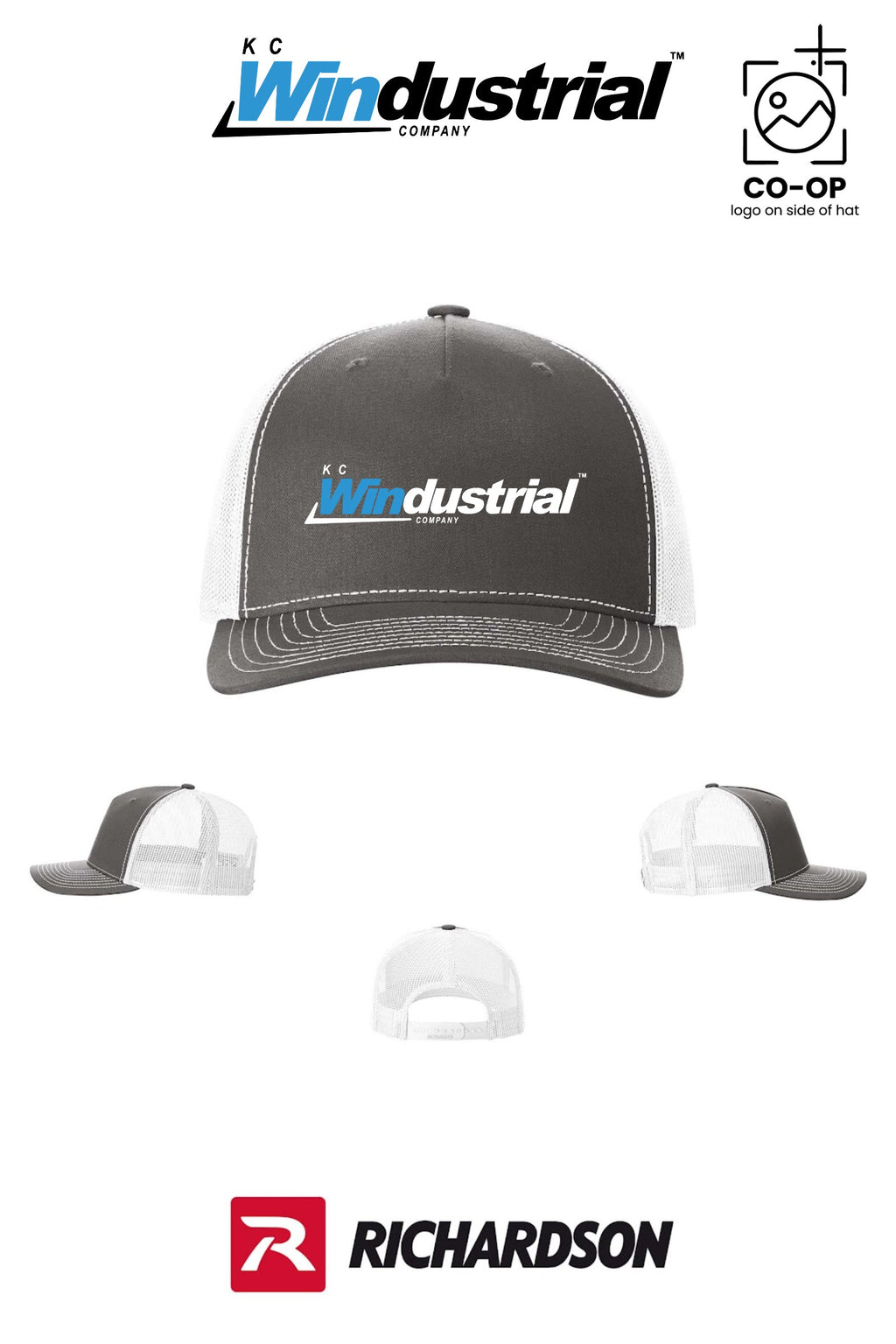 Richardson 112FP Five-Panel Trucker - KC Windustrial