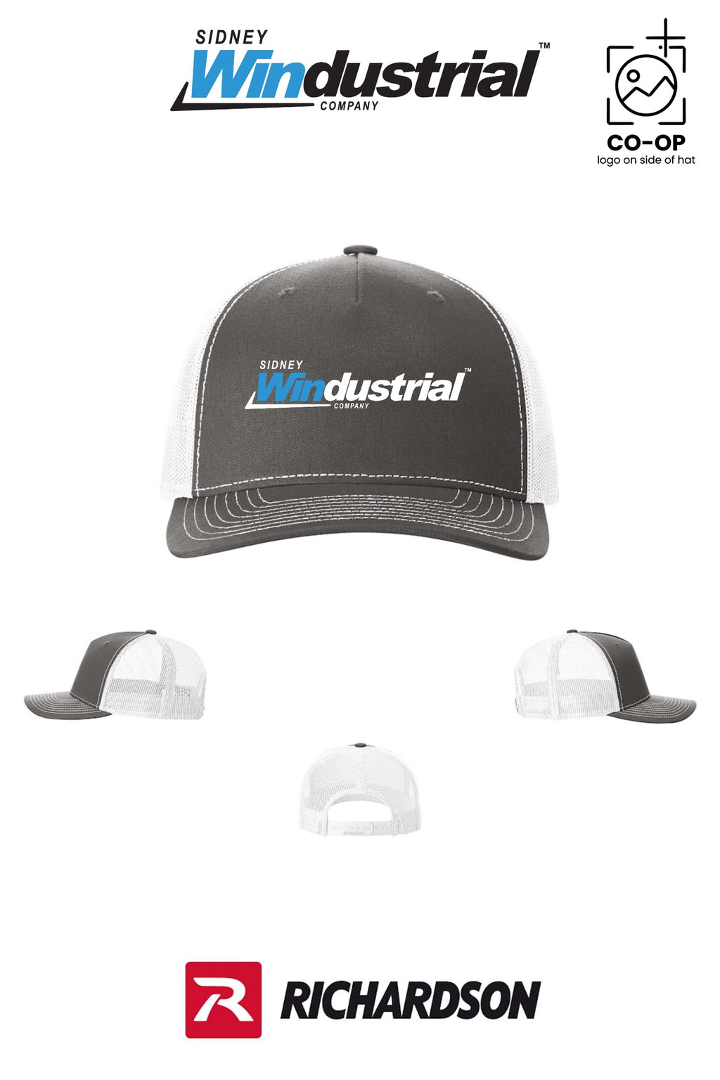 Richardson 112FP Five-Panel Trucker - Sidney Windustrial