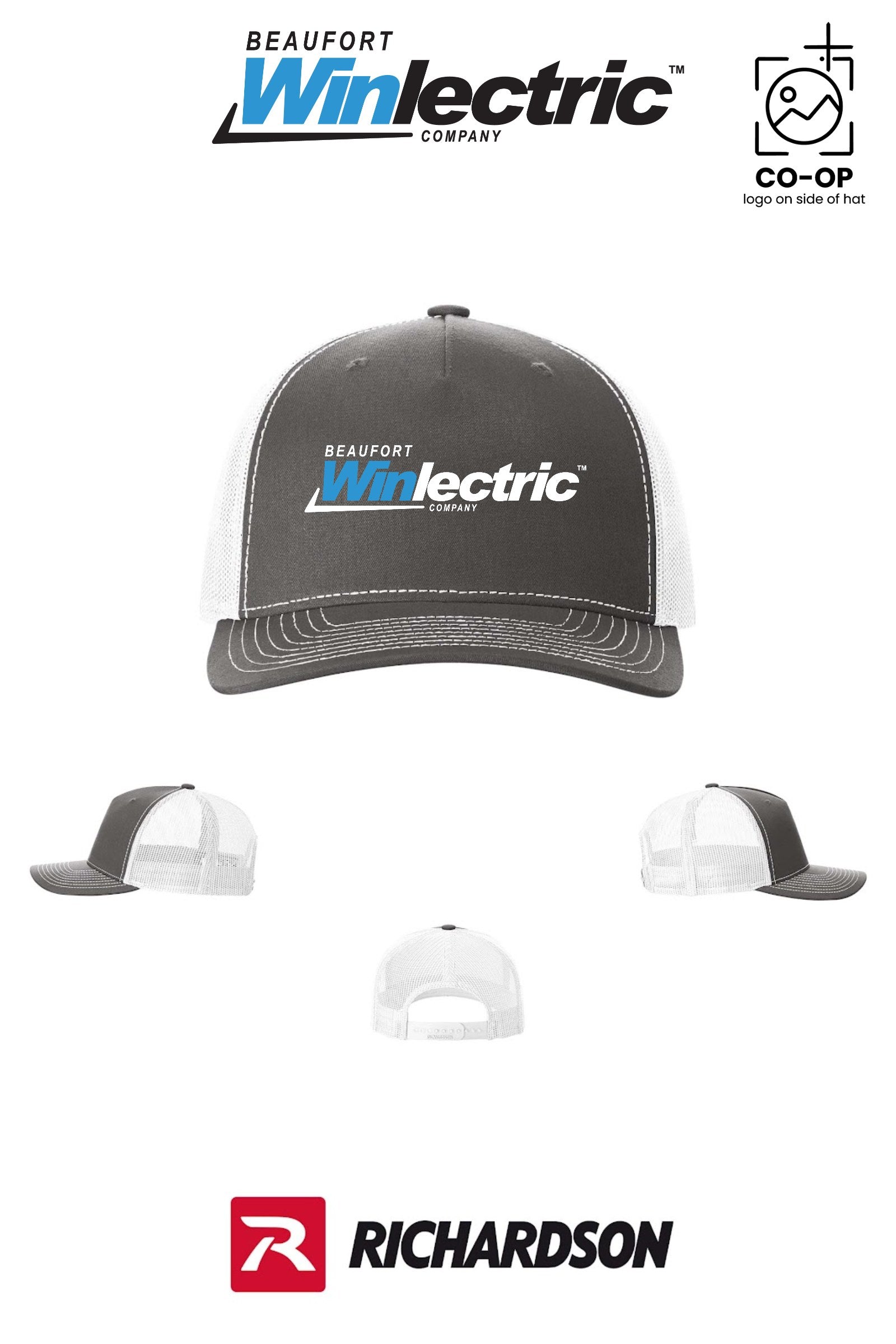 Richardson 112FP Five-Panel Trucker - Beaufort Winlectric