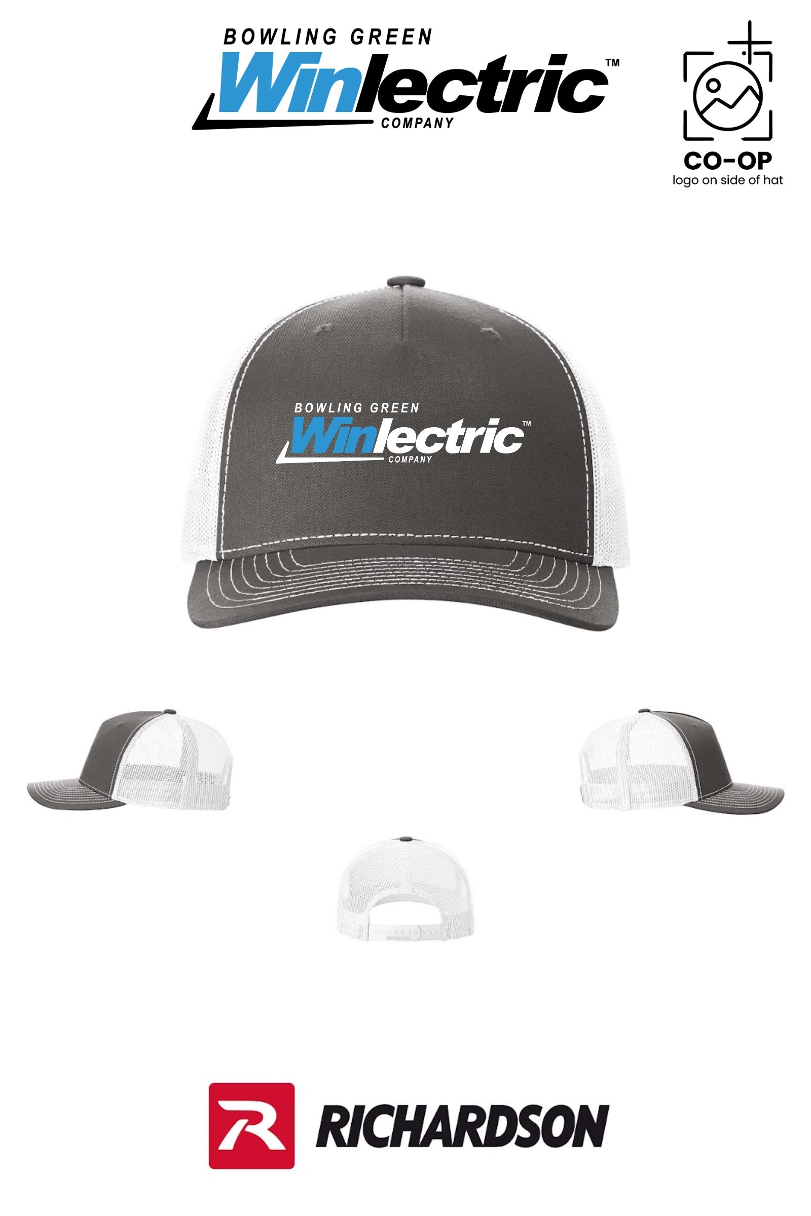 Richardson 112FP Five-Panel Trucker - Bowling Green Winlectric