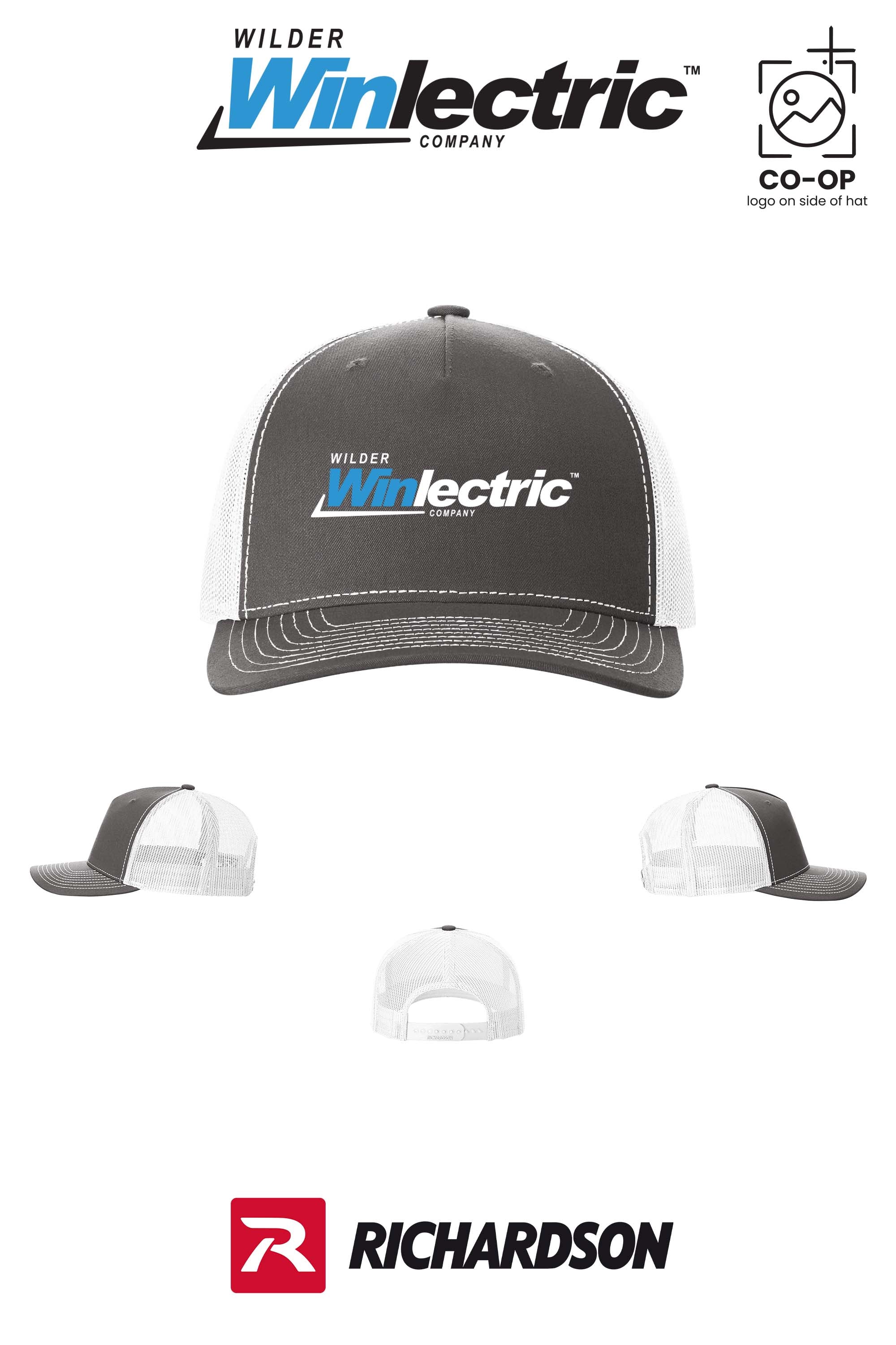 Richardson 112FP Five-Panel Trucker - Wilder Winlectric