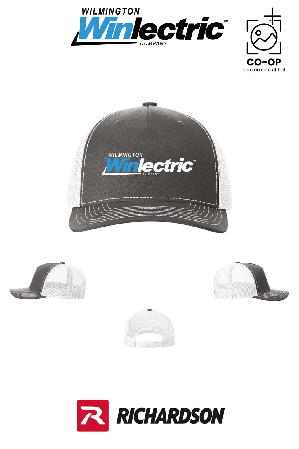 Richardson 112FP Five-Panel Trucker - Wilmington Winlectric