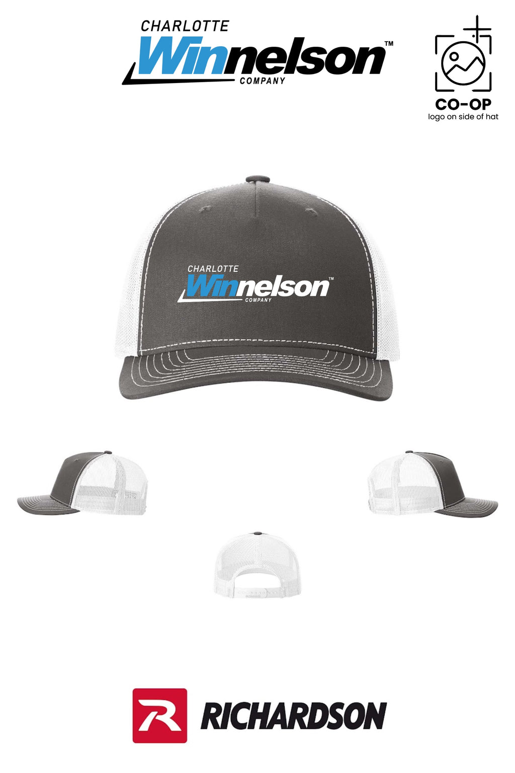 Richardson 112FP Five-Panel Trucker - Charlotte Winnelson
