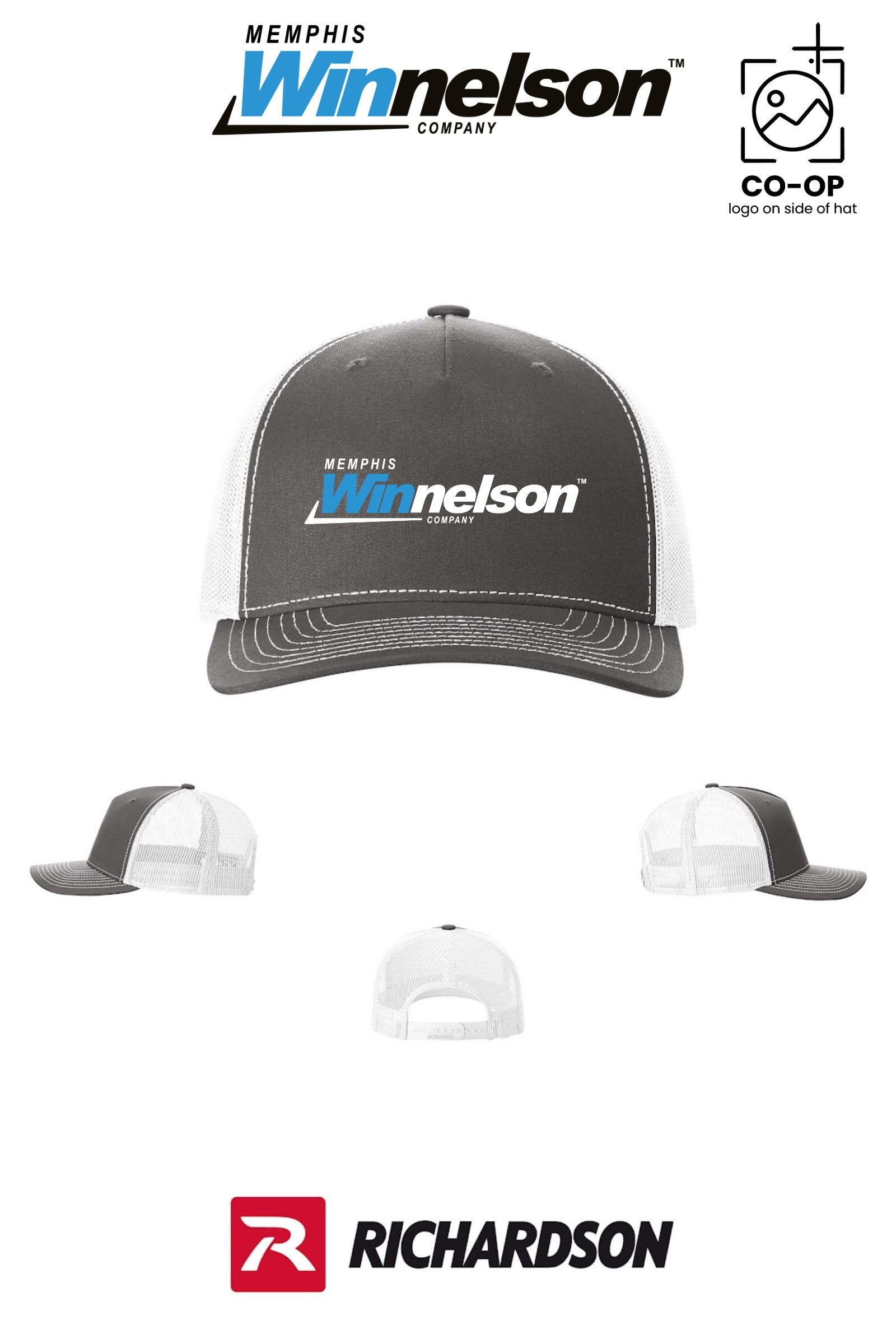 Richardson 112FP Five-Panel Trucker - Memphis Winnelson
