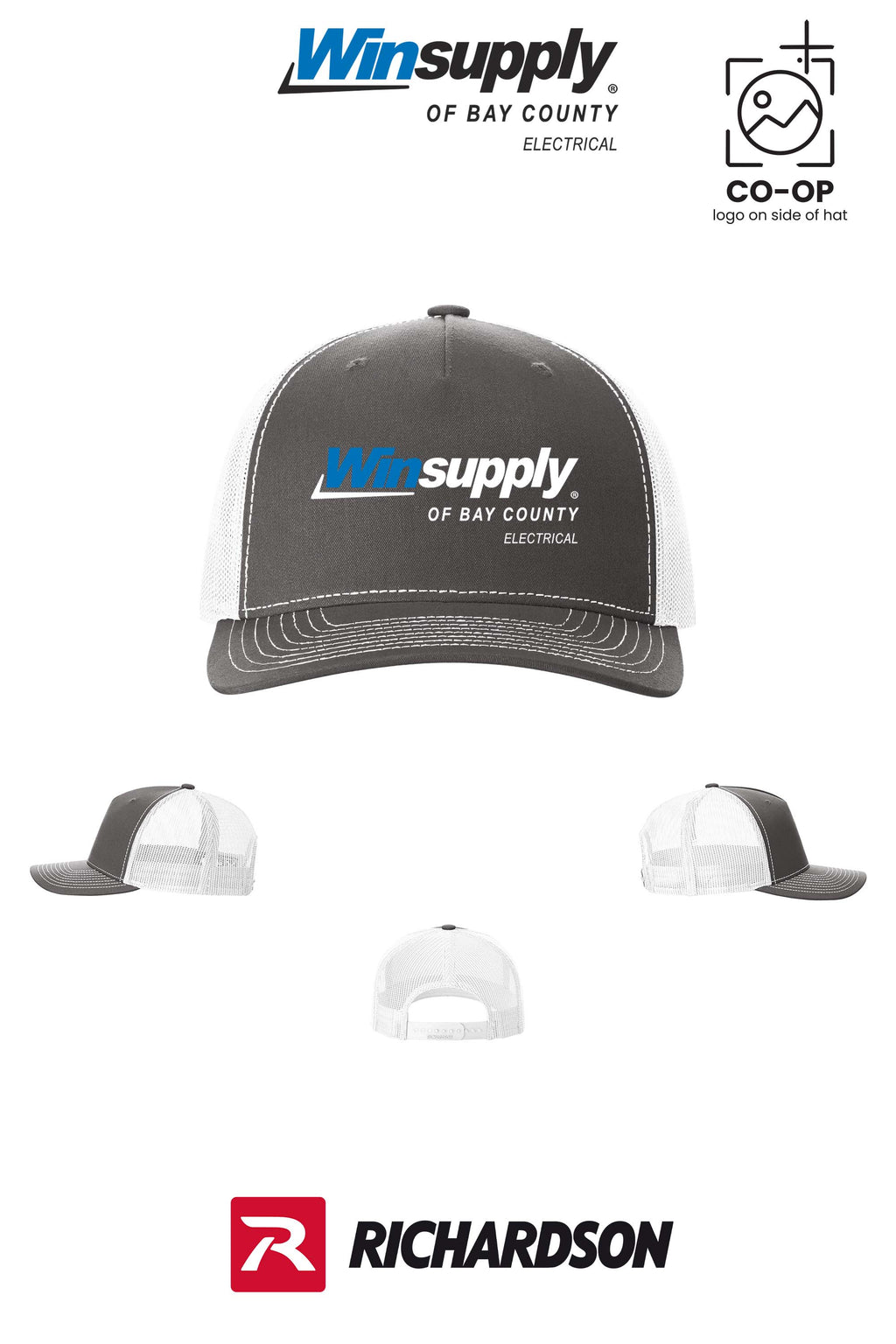 Richardson 112FP Five-Panel Trucker - Winsupply Bay County FL