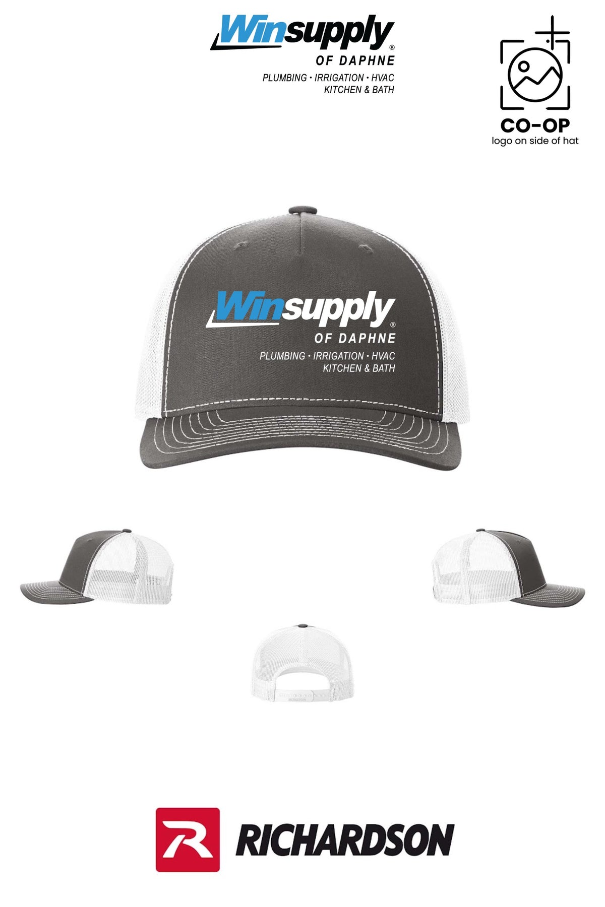 Richardson 112FP Five-Panel Trucker - Winsupply of Daphne