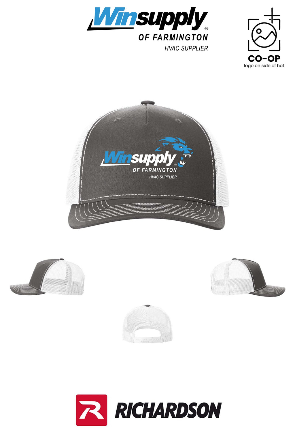Richardson 112FP Five-Panel Trucker - Winsupply of Farmington