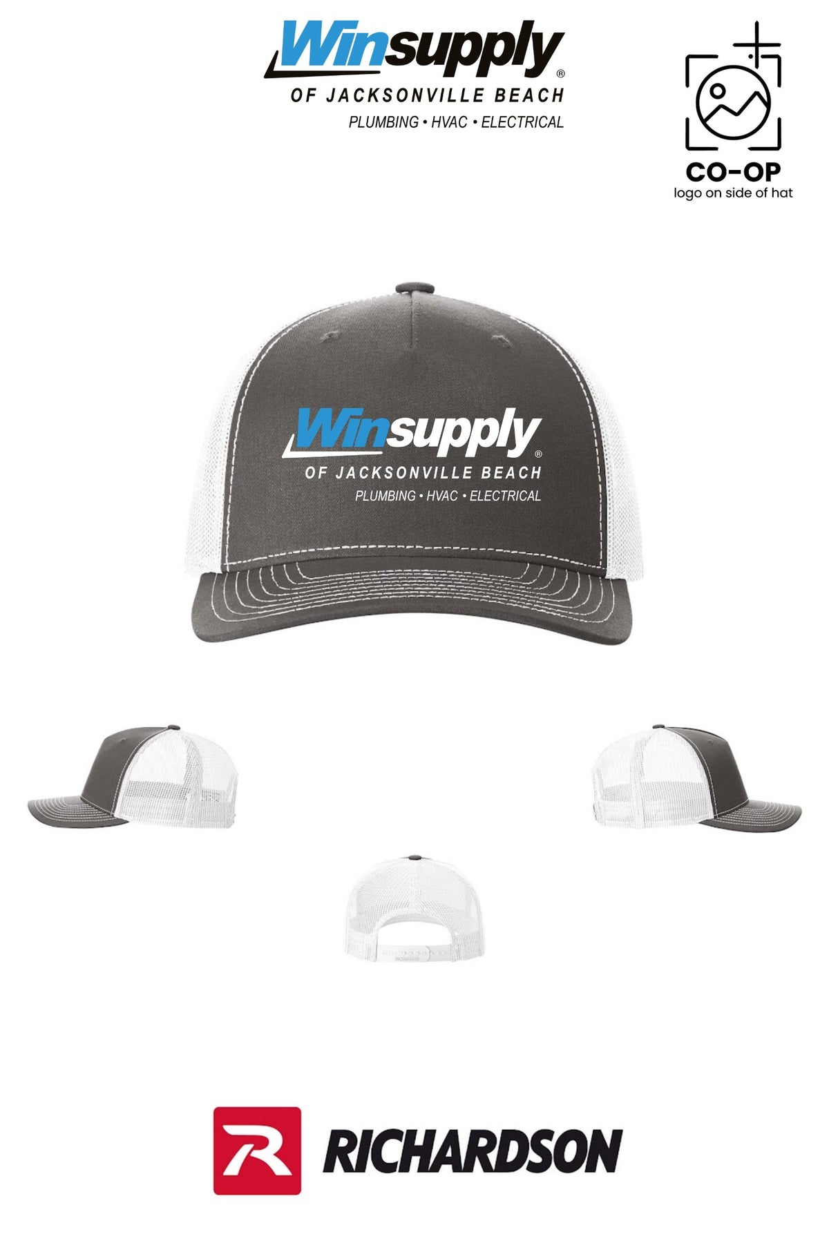Richardson 112FP Five-Panel Trucker - Winsupply Jacksonville Beach