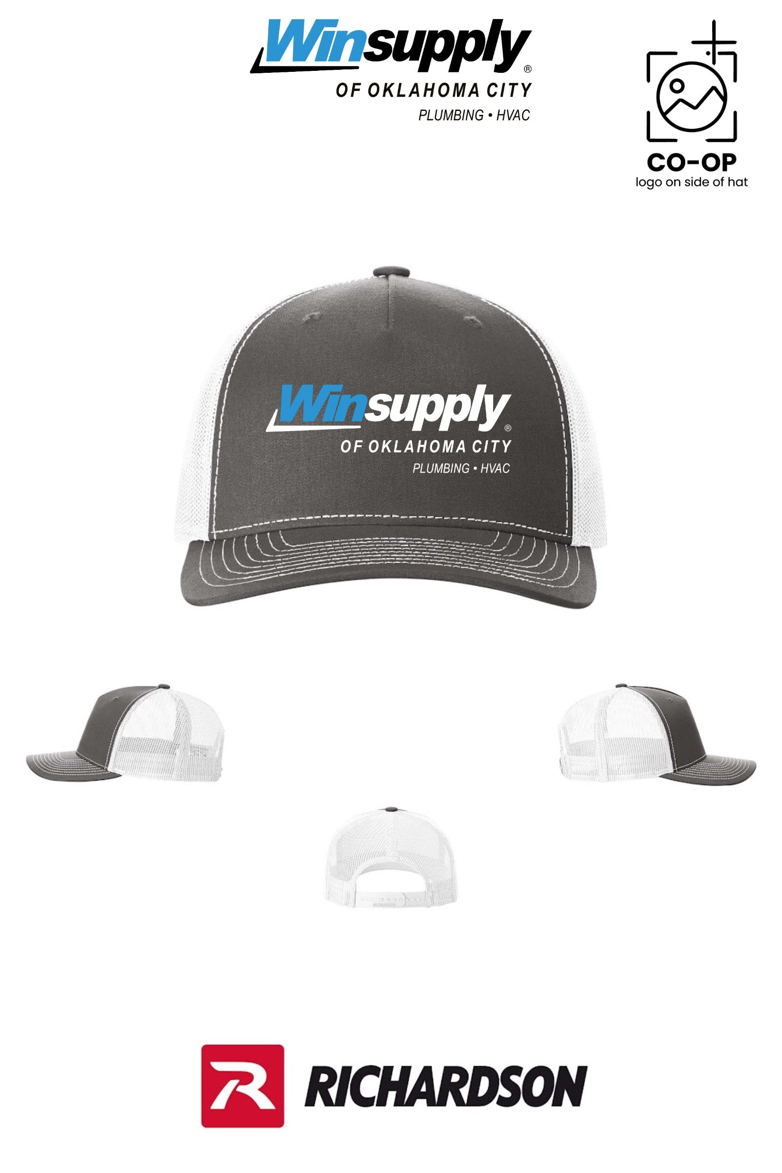 Richardson 112FP Five-Panel Trucker - Winsupply of Oklahoma City