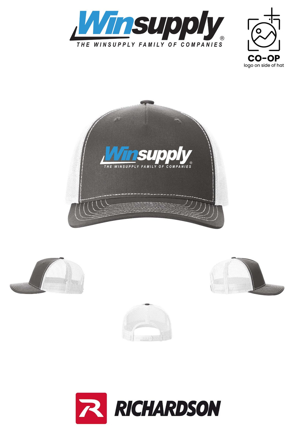 Richardson 112FP Five-Panel Trucker - Winsupply of West Hartford