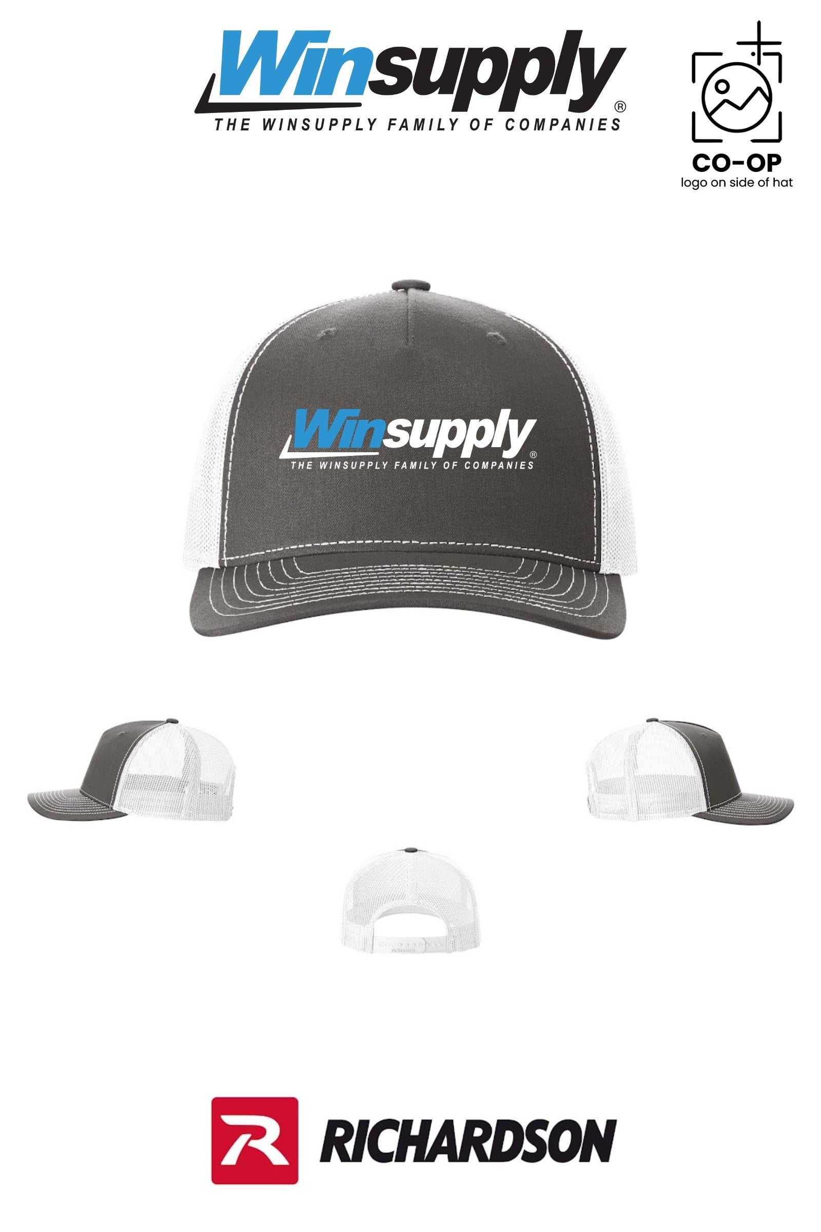 Richardson 112FP Five-Panel Trucker - Winsupply of West Hartford