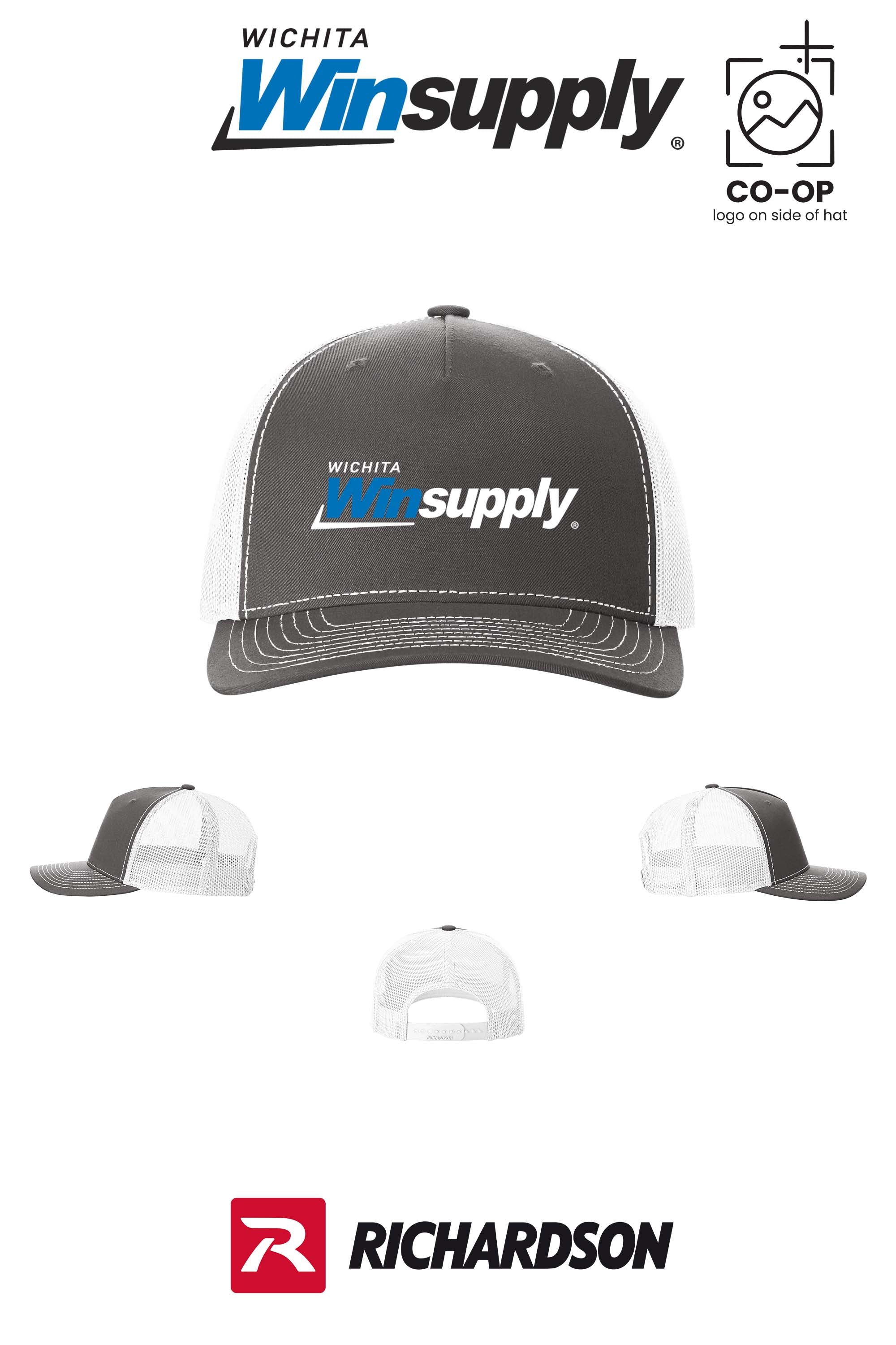Richardson 112FP Five-Panel Trucker - Wichita Winsupply